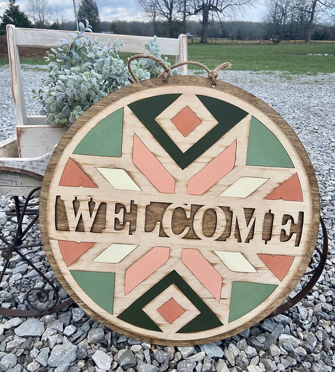 Quilt Door Hanger — Rustic Restoration