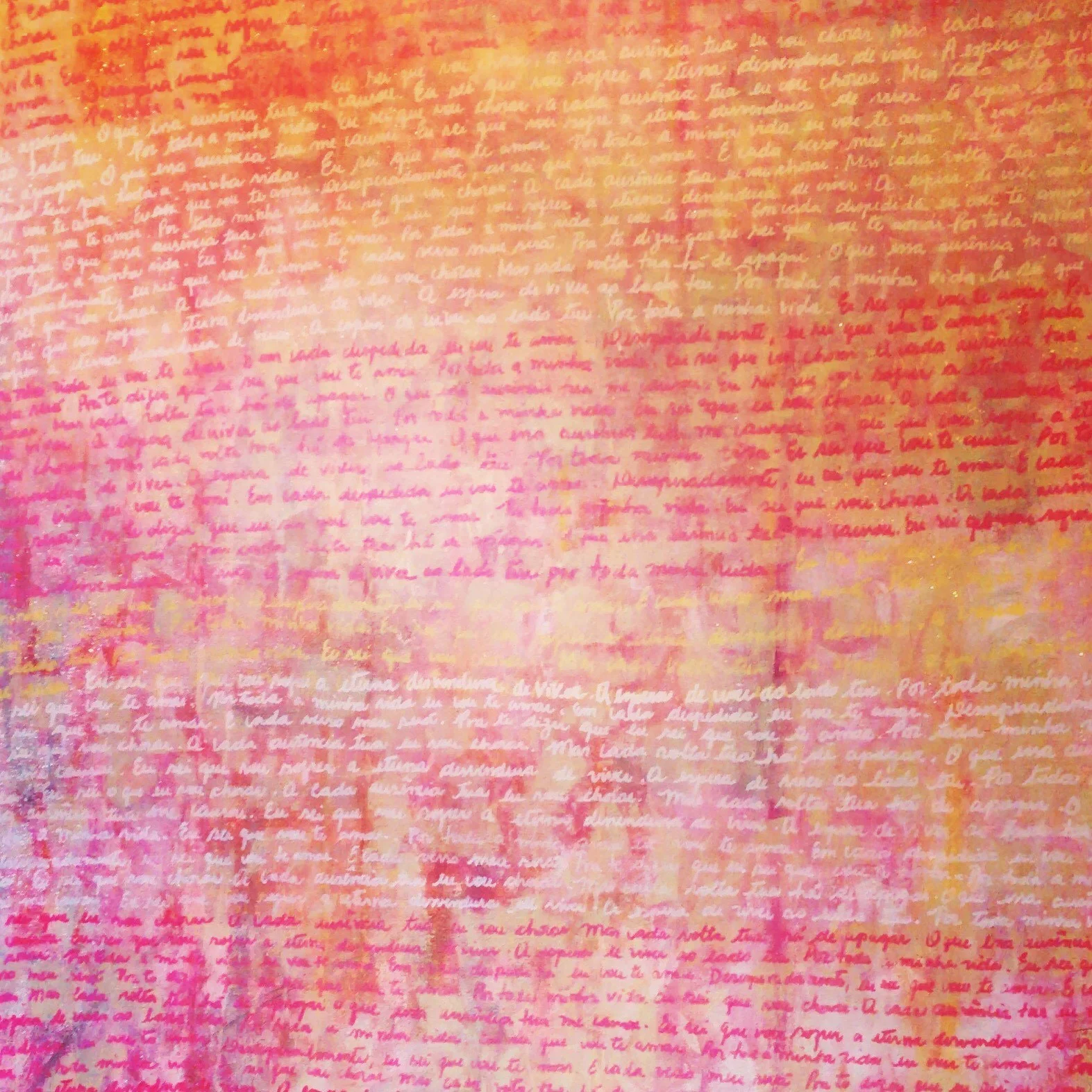 I will love you forever 44” x 30” 3/4 | Mixed media on canvas