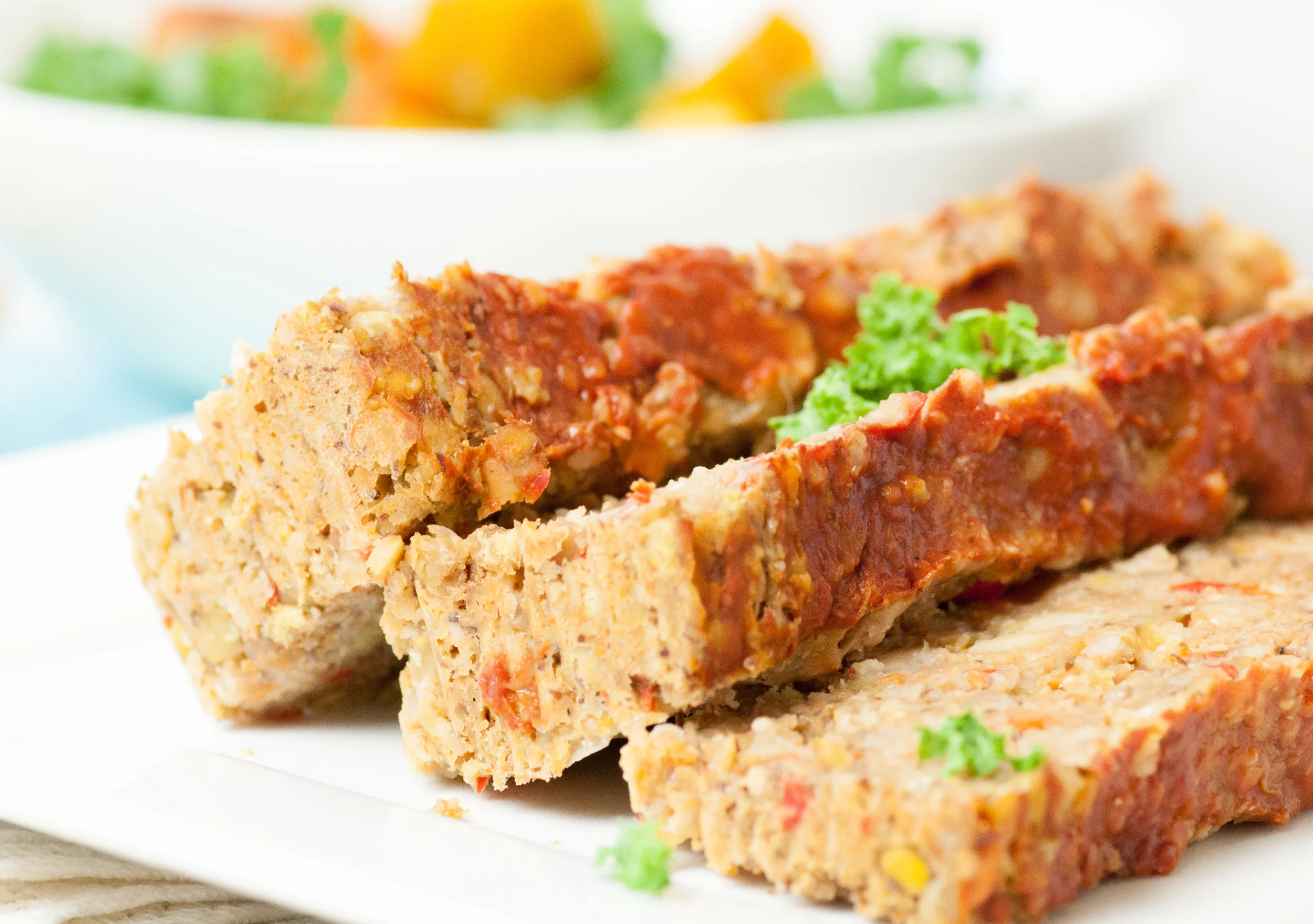 Vegan Chickpea and Lentil Loaf