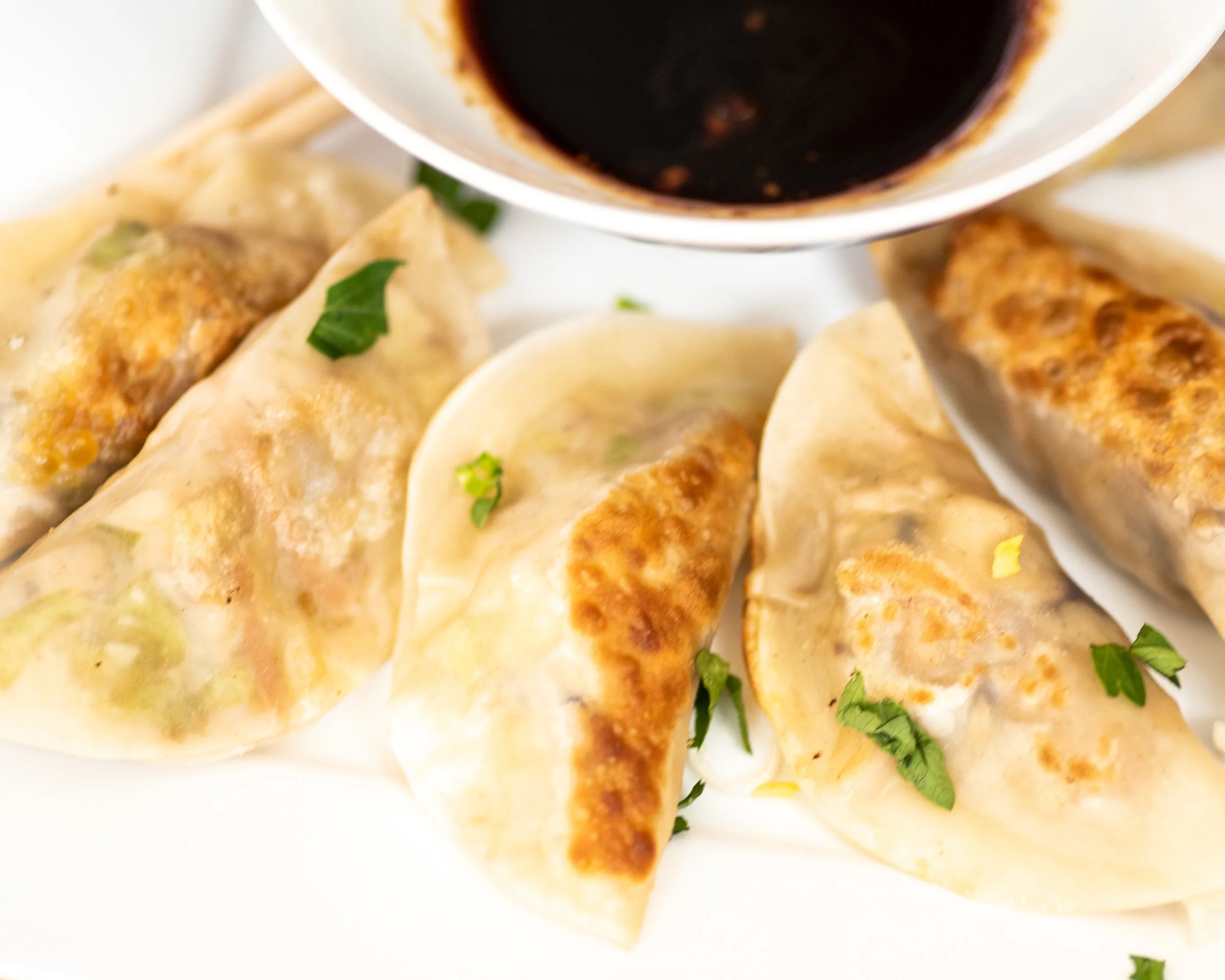 Homemade vegan potstickers — Happy Apple Vegan