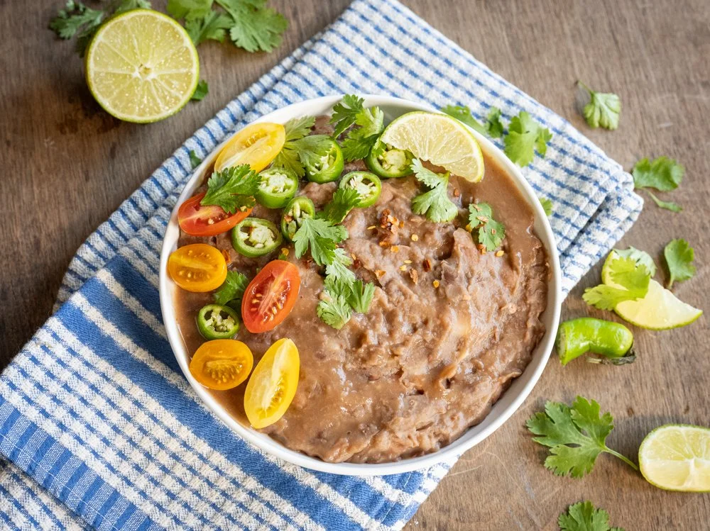 Easiest Vegan Instant Pot Refried Beans