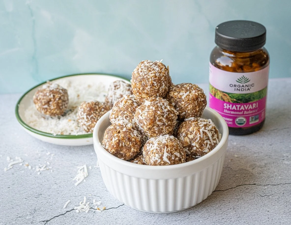 Coconut Cardamom Bliss Balls 
