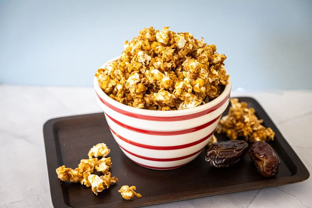 Healthy Date-Caramel Popcorn