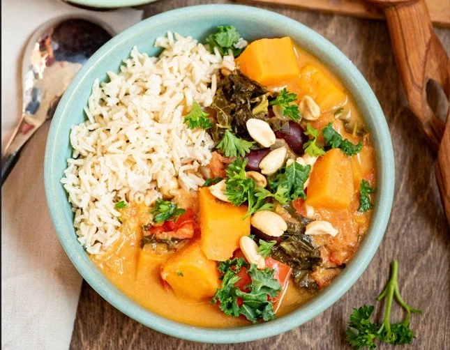 Vegan African Sweet Potato Peanut Stew