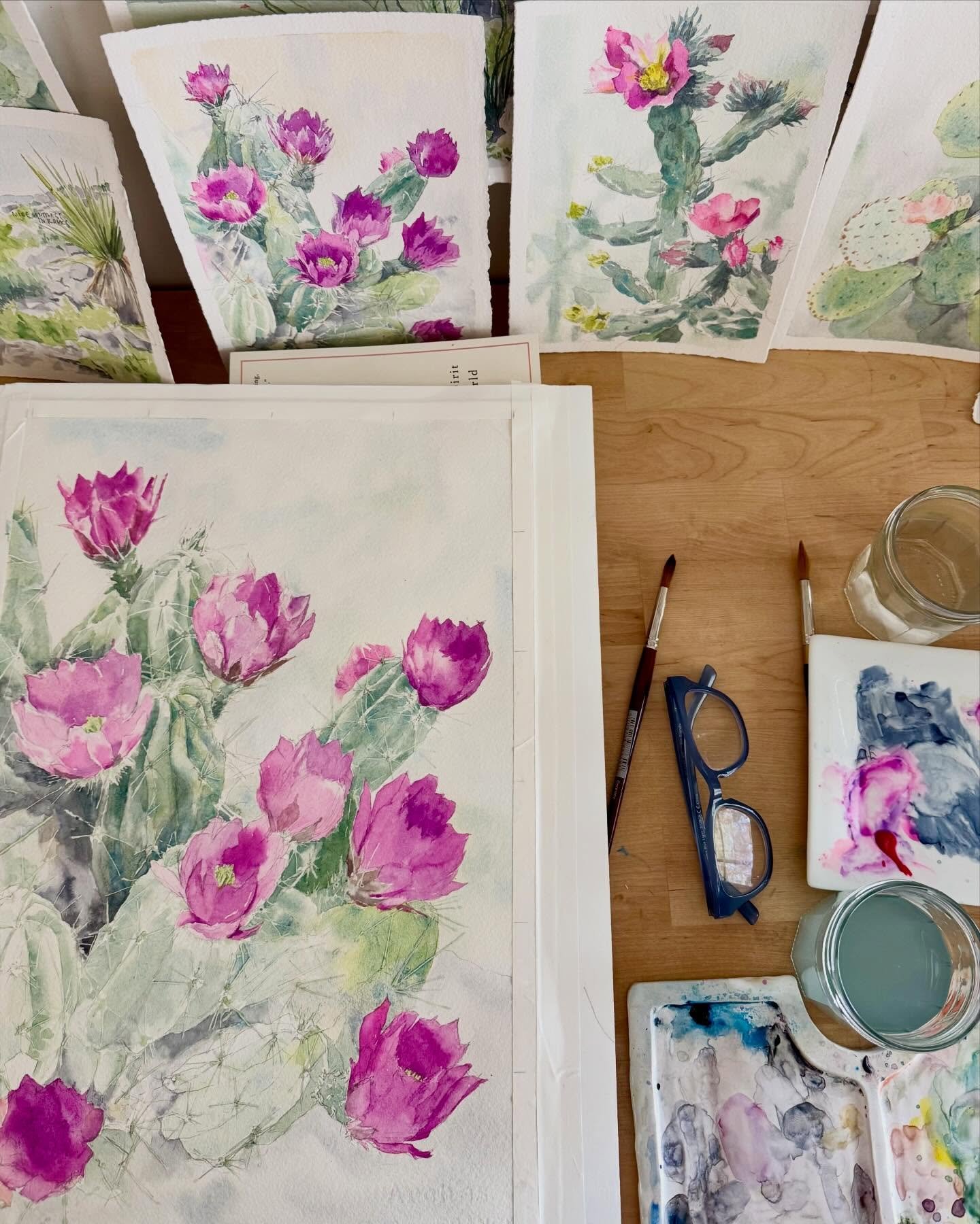 Everything is in progress in my studio right now, in various stages of completion.

Often, the early sketches of a project contain the heart of the idea. My early sketches are looser, more alive. I am always trying to return to the emotion of the ear