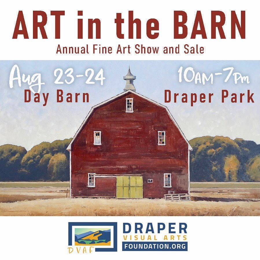 Art In the Barn 2024
Accepting calls for entries @draper_visual_arts_foundation .org