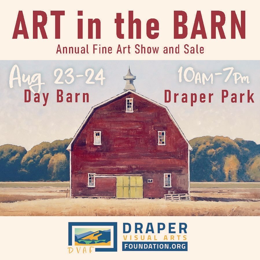 Artist call for entries 2024
 until June 15th  @draper_visual_arts_foundation link above.