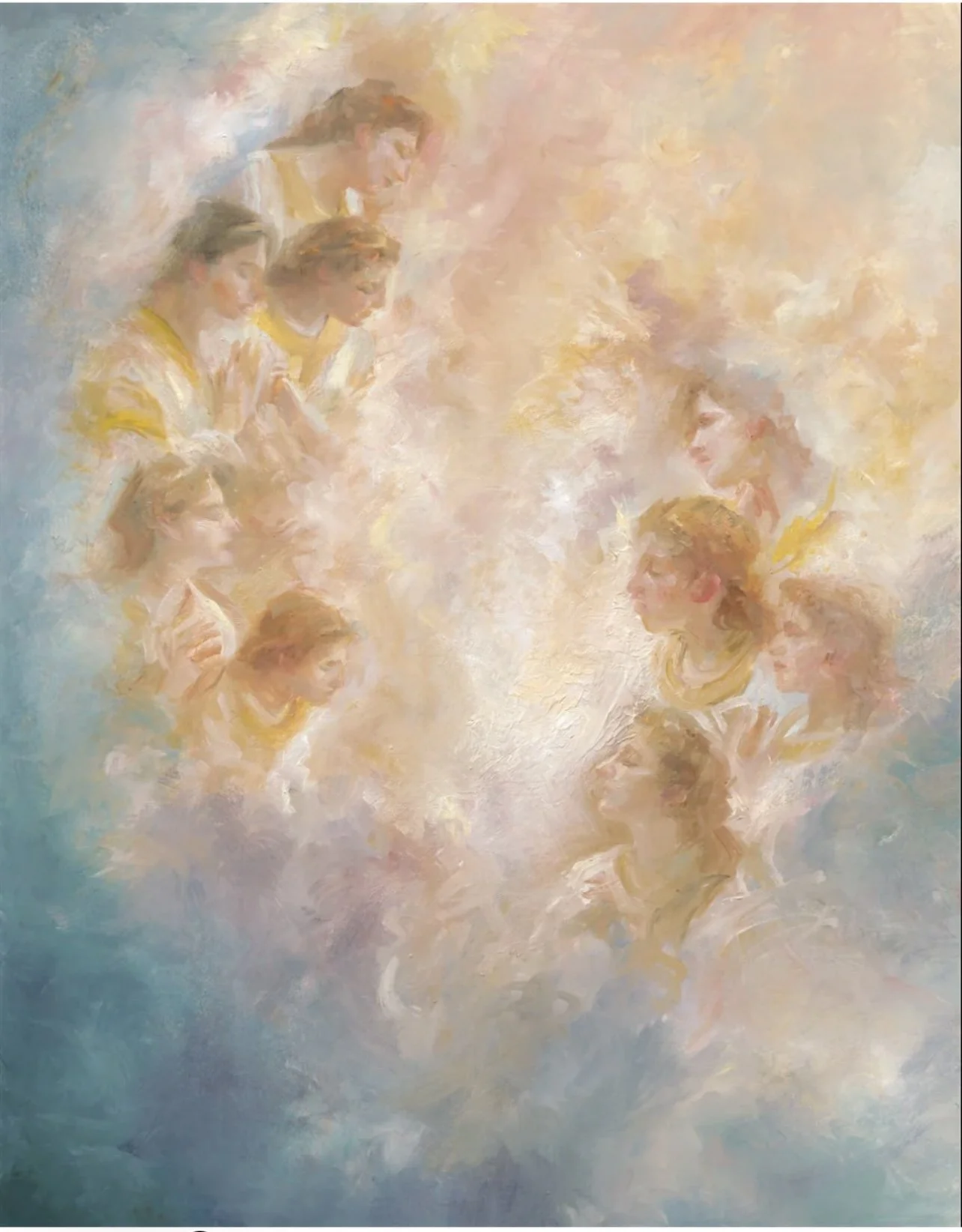 Beki Tobiasson The Heavens are Open 18x24 2025 - Beki Tobiasson.jpg