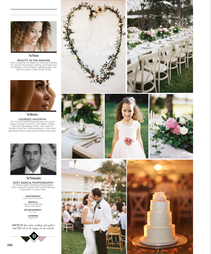 The Celebration Society Magazine Featured Beauty in the Making Valerie and Anthony Wedding Sea Side Lantana Divine Design Flowers Escort Cards.png