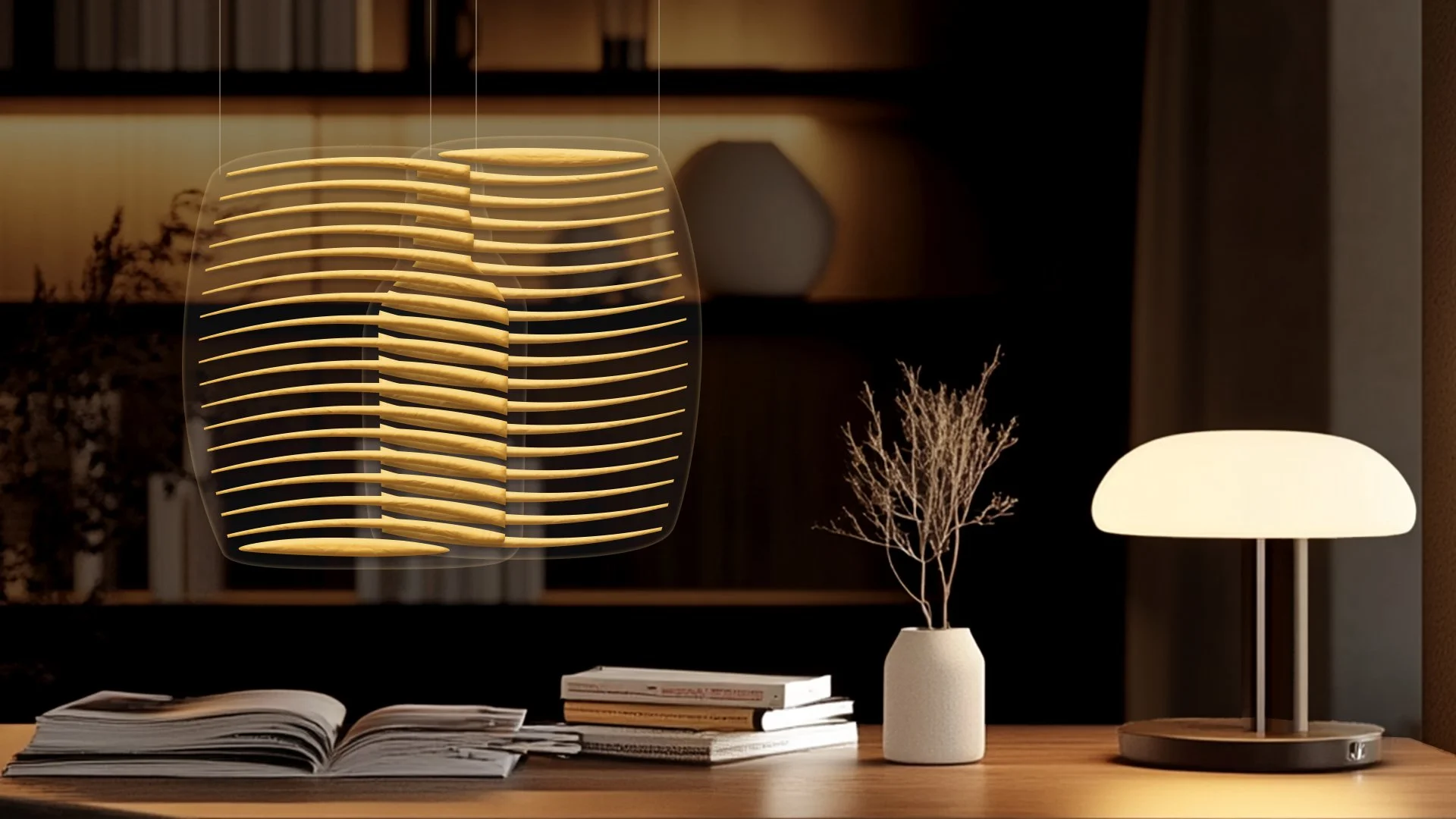 Hanging decorative combination model