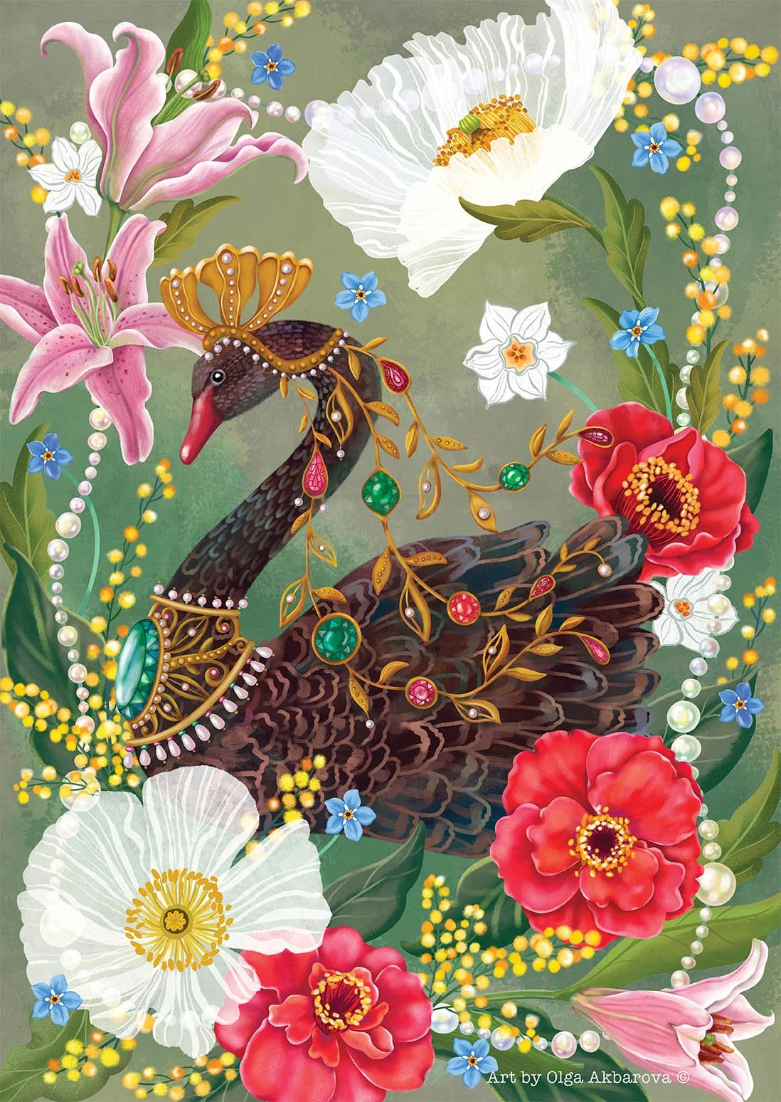 Black Swan 15x21. Available for Licensing