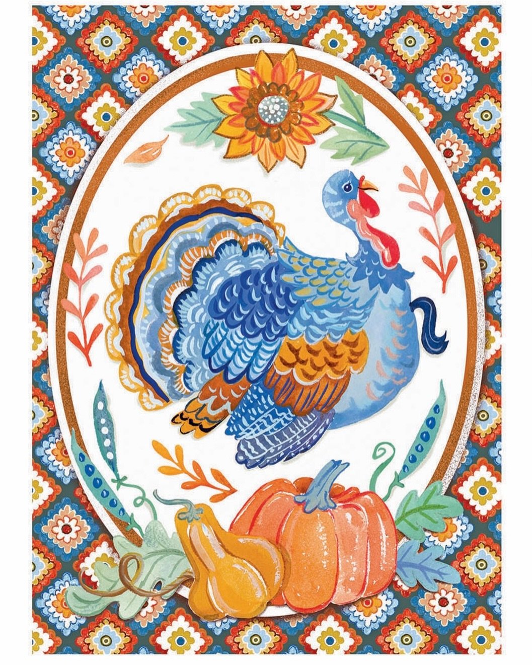 A little painted turkey to bring a lot of holiday cheer 🦃
Grateful for creativity, color, and everyone who shares this journey with me 🧡
I hope your Thanksgiving is as bright and joyful as this feathery friend! :) 
.
.
.
#thanksgivingart #olgaakbar