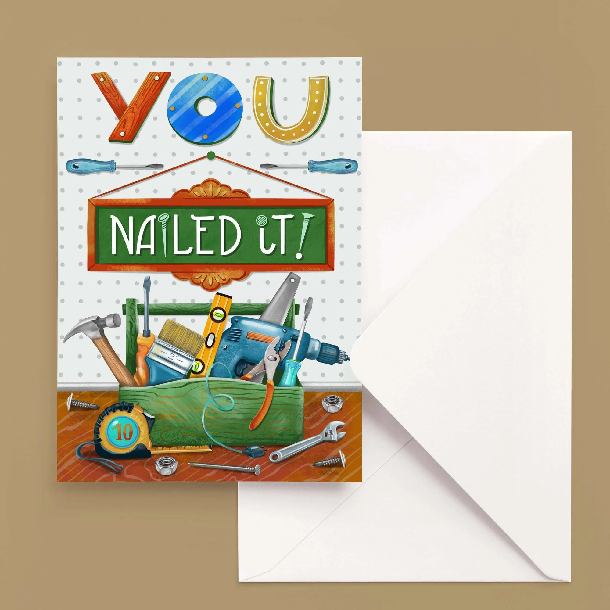 Nailed It Greeting Card_Olga Akbarova.jpg
