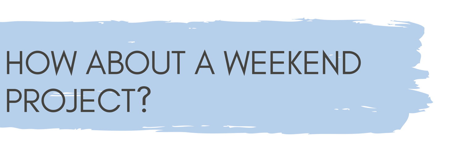 Spring cleaning weekend projects