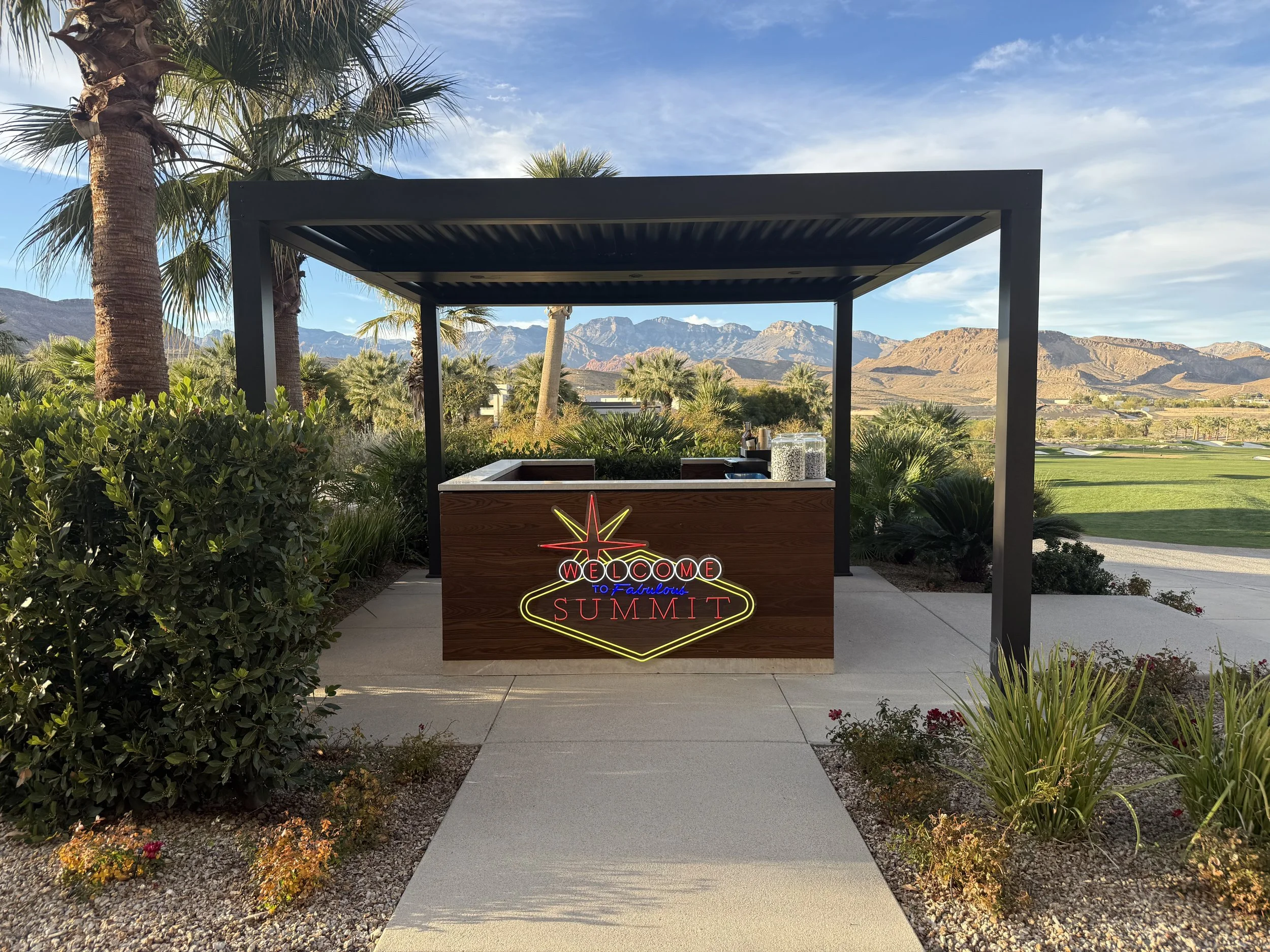 Golf at The Summit Club Las Vegas with Red Rock Canyon views