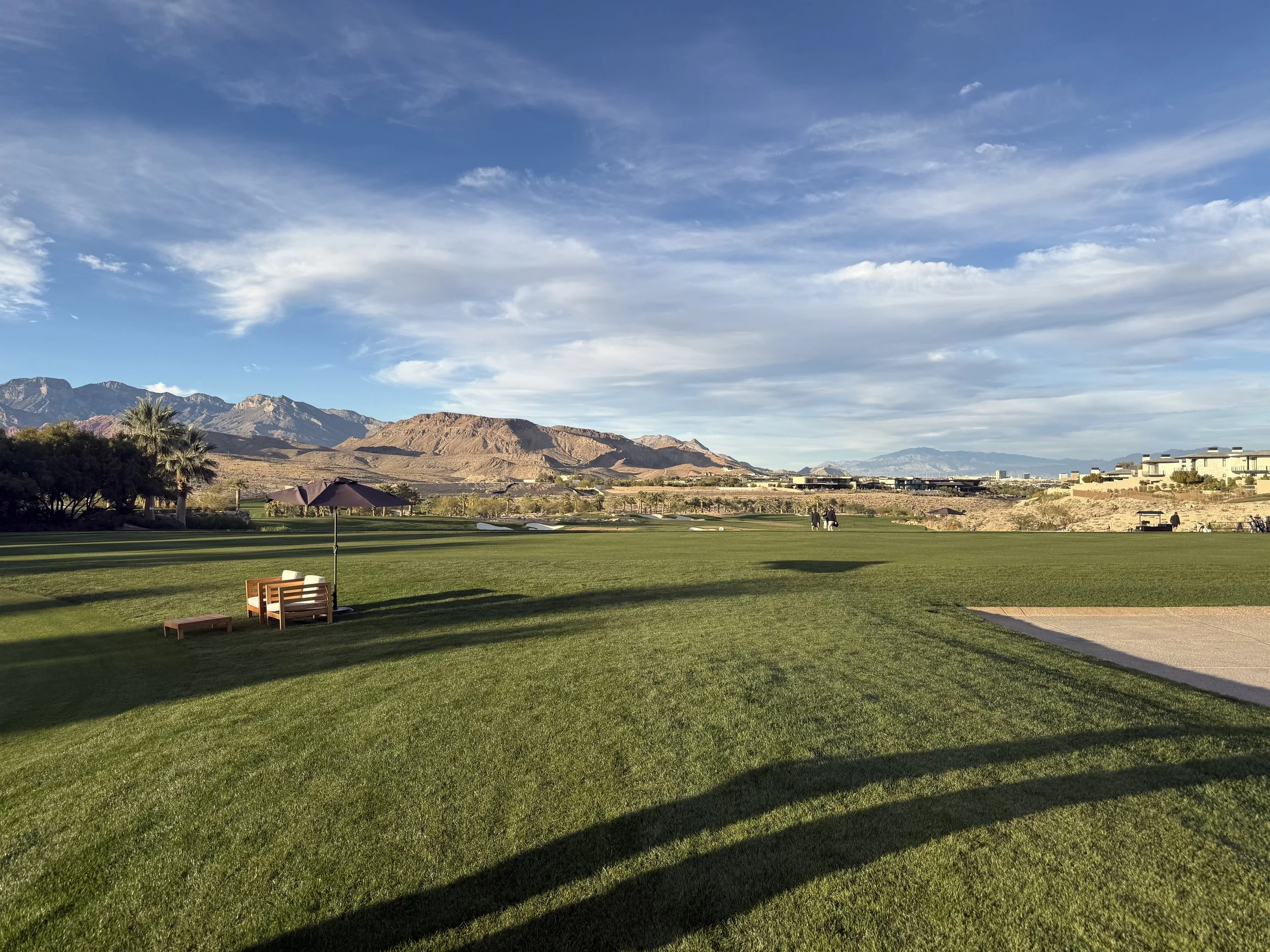 Private golf course with mountain views in Summerlin Las Vegas