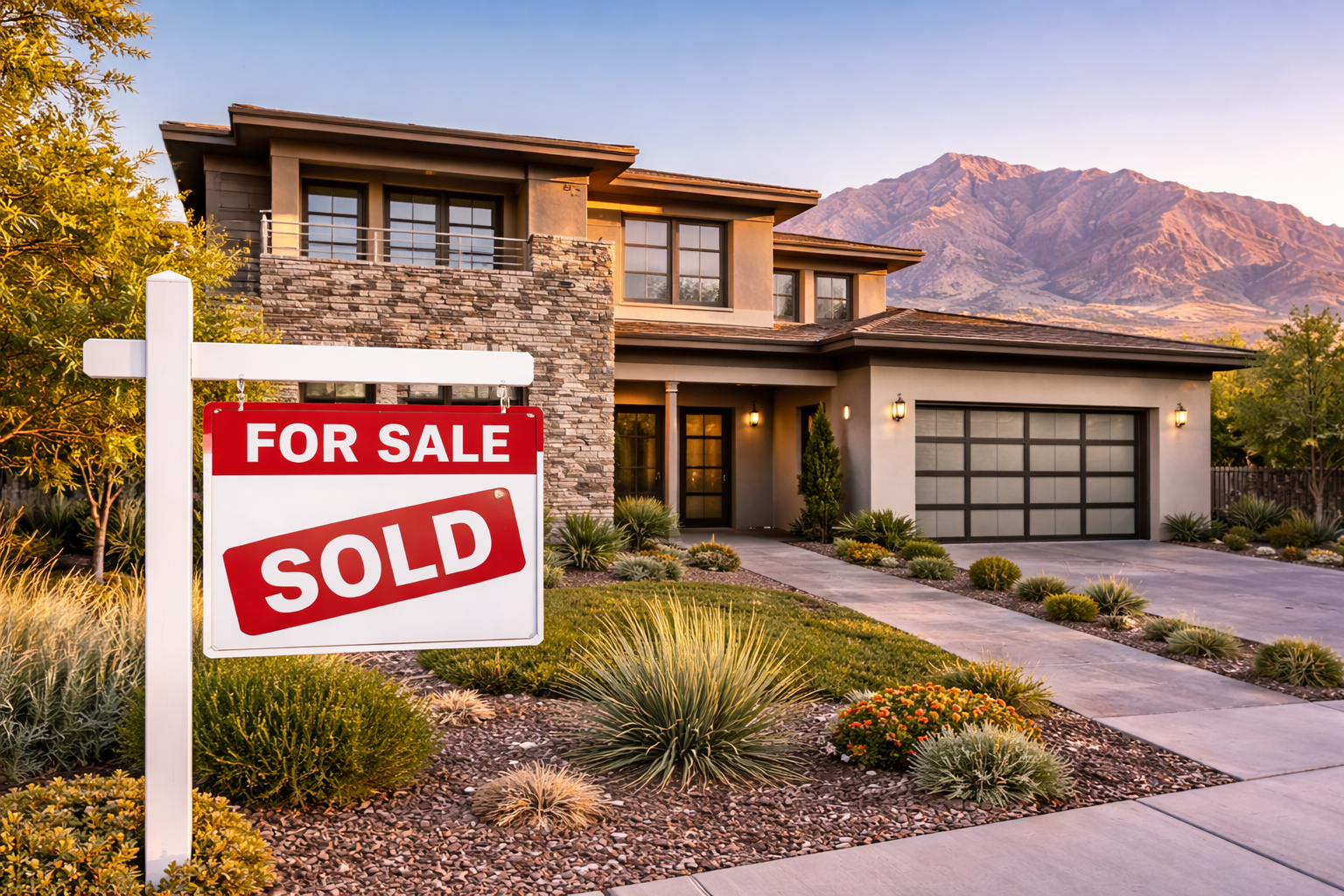 Las Vegas real estate sale representing strong local market despite national equity concerns