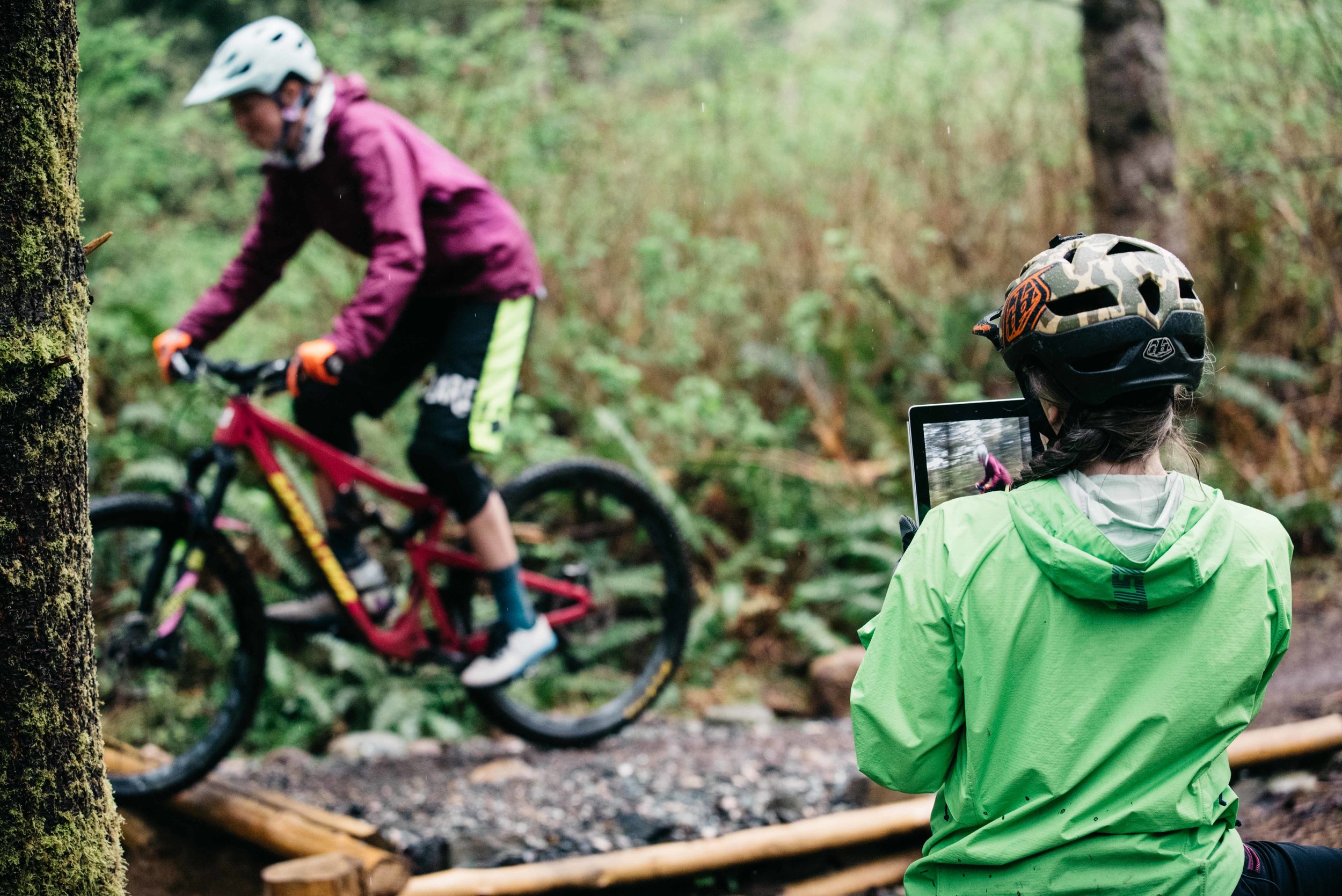 Our coaches use a bunch of handy tools, like video feedback, to deepen your understanding of complex techniques