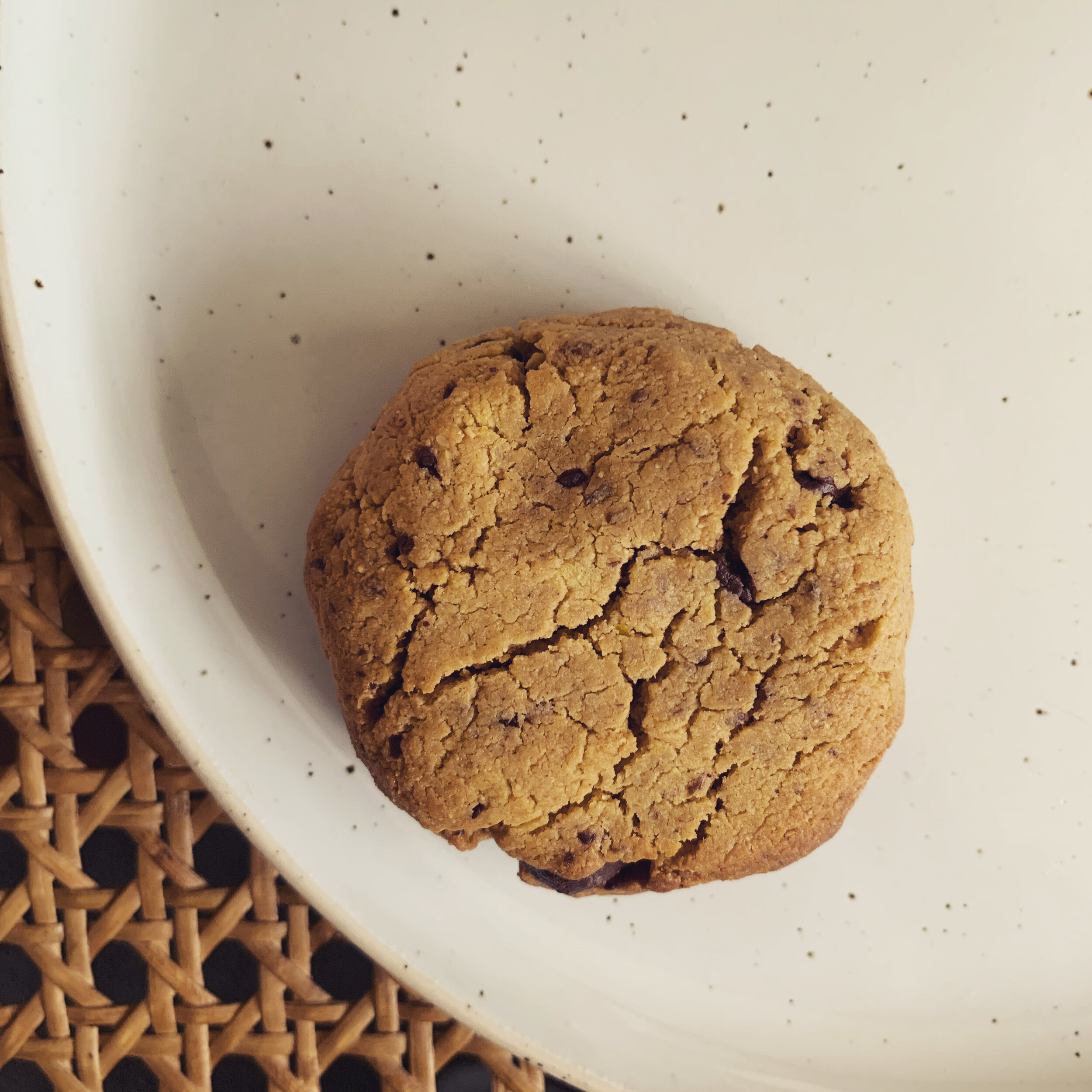 Tahini Choc Fudge Cookies 