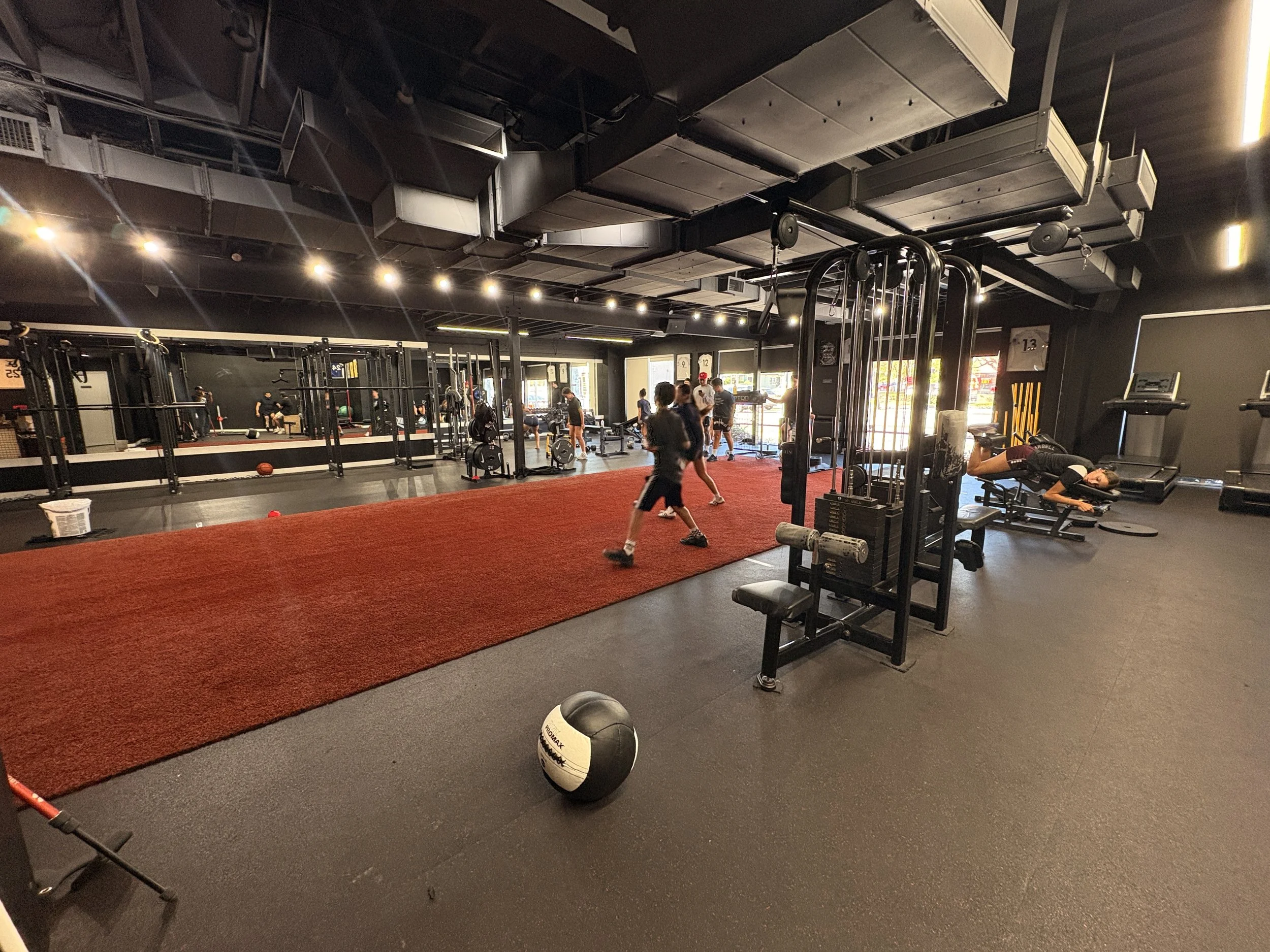 Ignite Phyzio Long Beach training floor inside ELITE Sports Performance