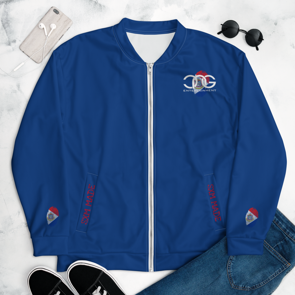 Unisex Bomber Jacket (SXM) Blue