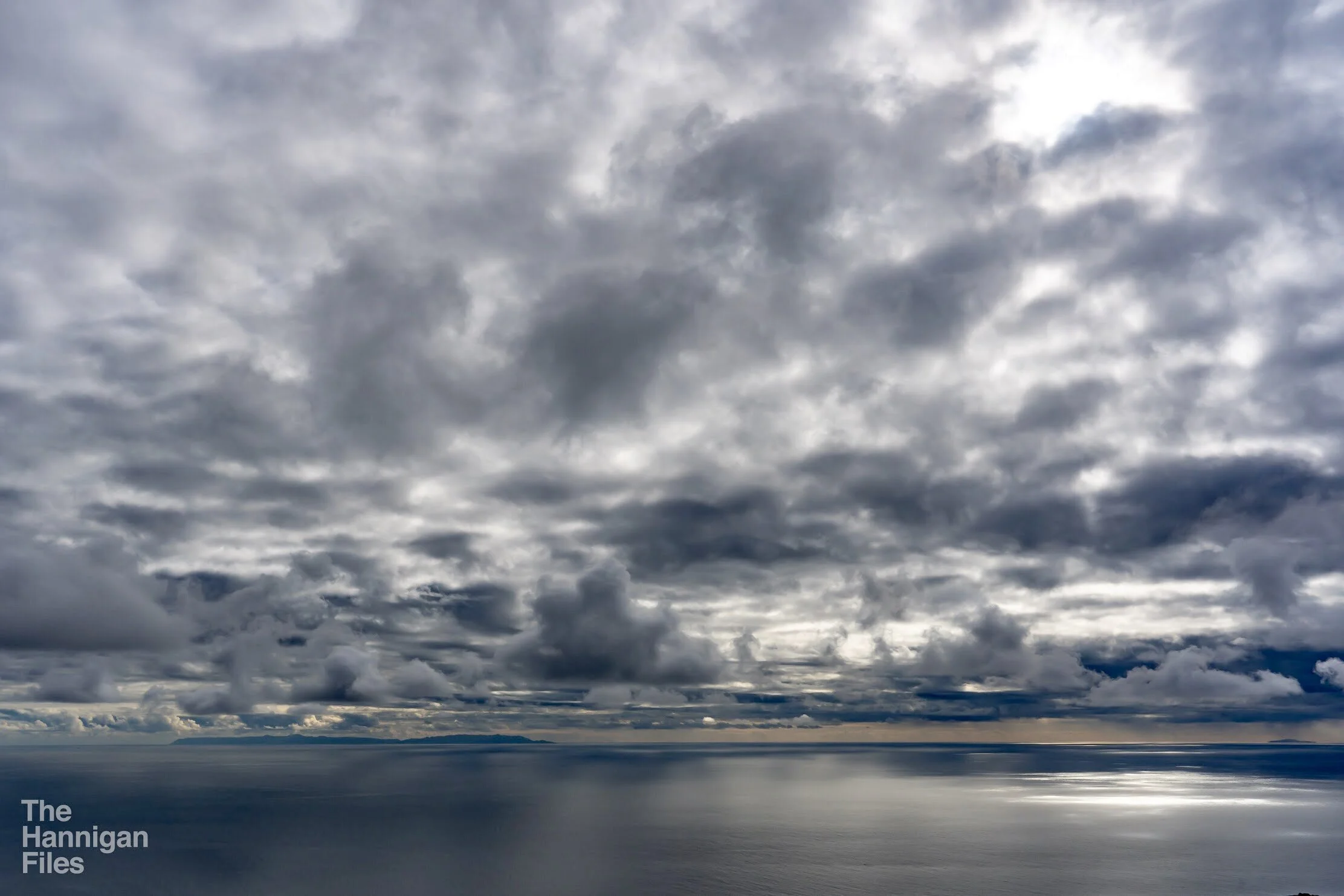  Catalina Island on the left and Santa Barbara Island on the right. Seen from Tuna Canyon.&nbsp; 