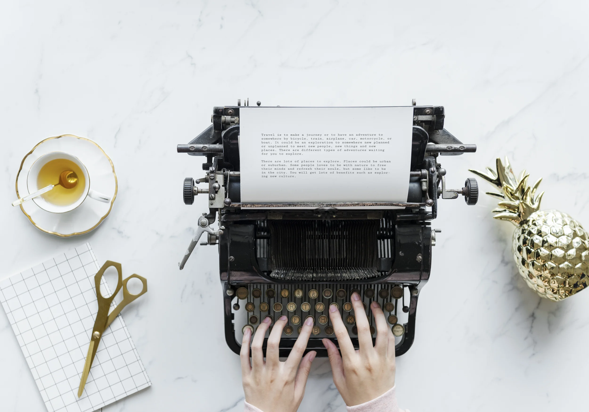 Ein Text entsteht - aber wo soll er publiziert werden? Foto: Unsplash.