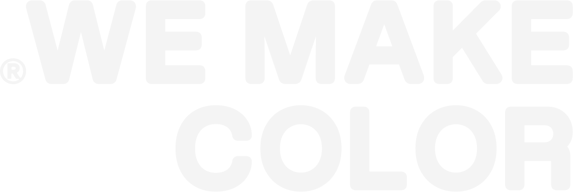WeMakeColor White Logotype