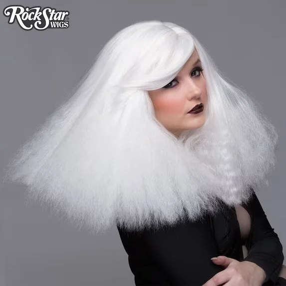 🤍 Electrifying White Wig by RockStar Wigs - Dynamite Collection