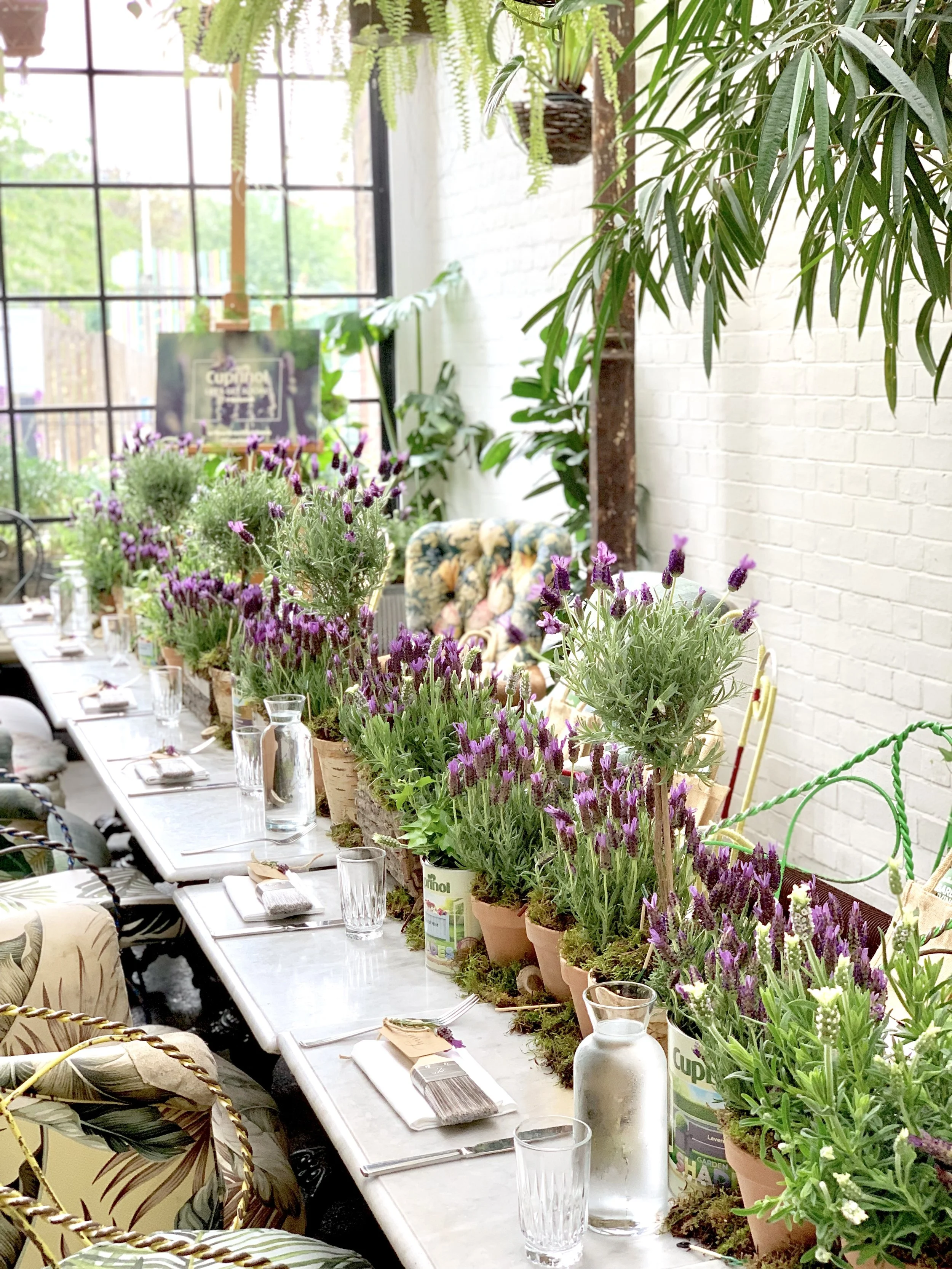 Lavender Tablescape