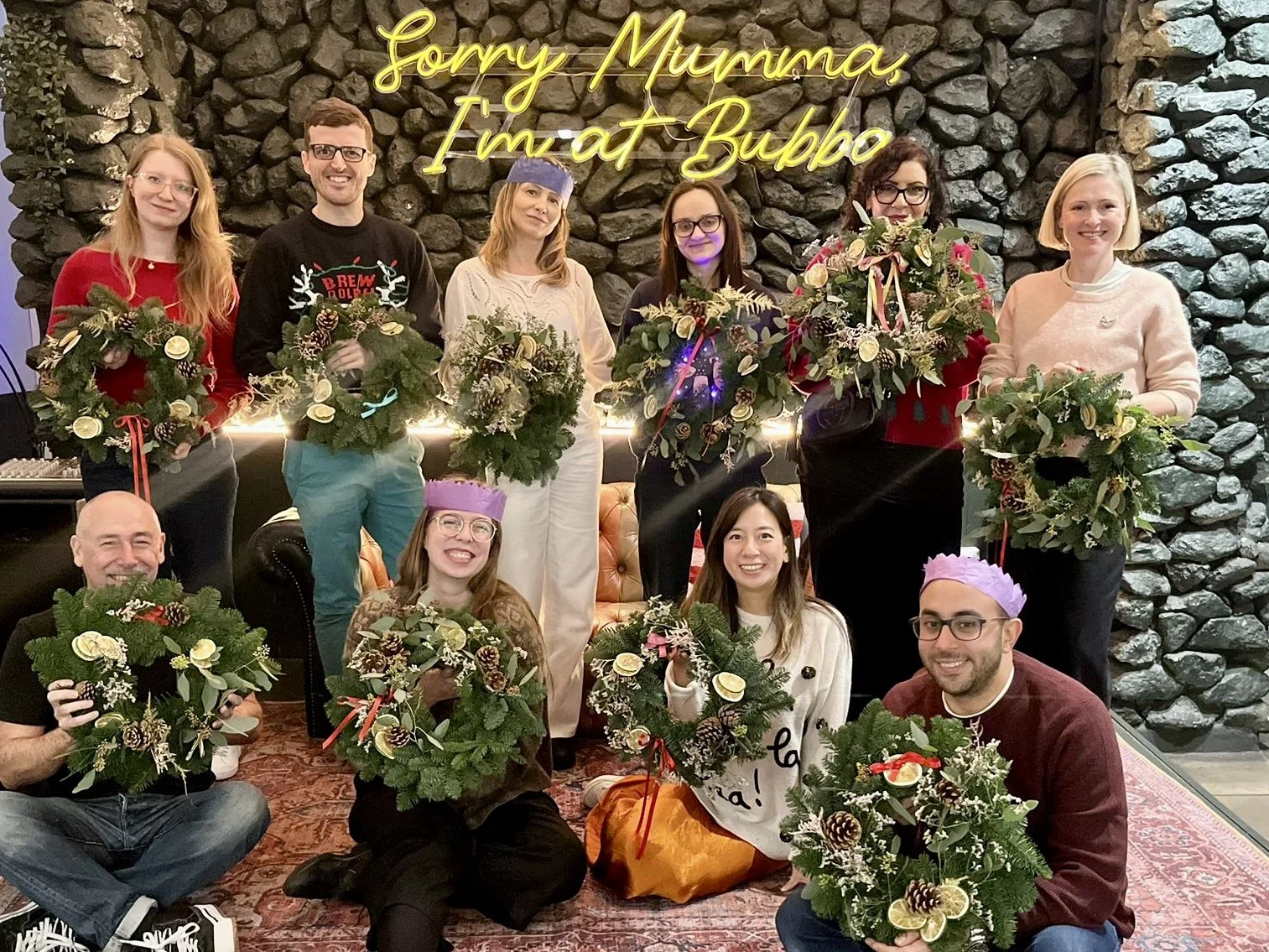 Christmas Wreath-Making Classes in East London | The Flower Factory