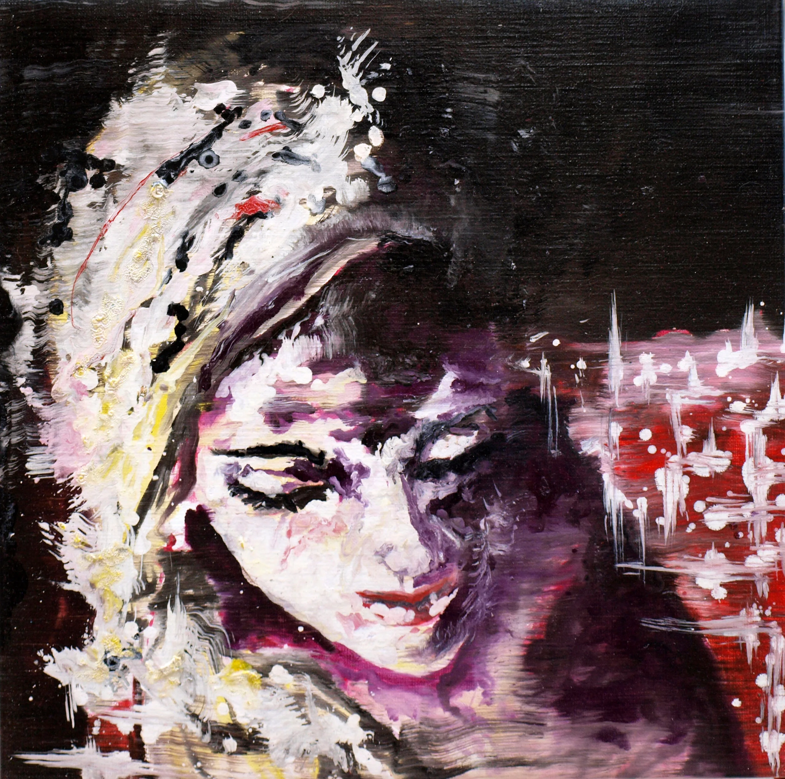 "Renaissance circus VII" oil on linen 50x50 cm 2012 ollection HNA Company, New York City, Shanghai