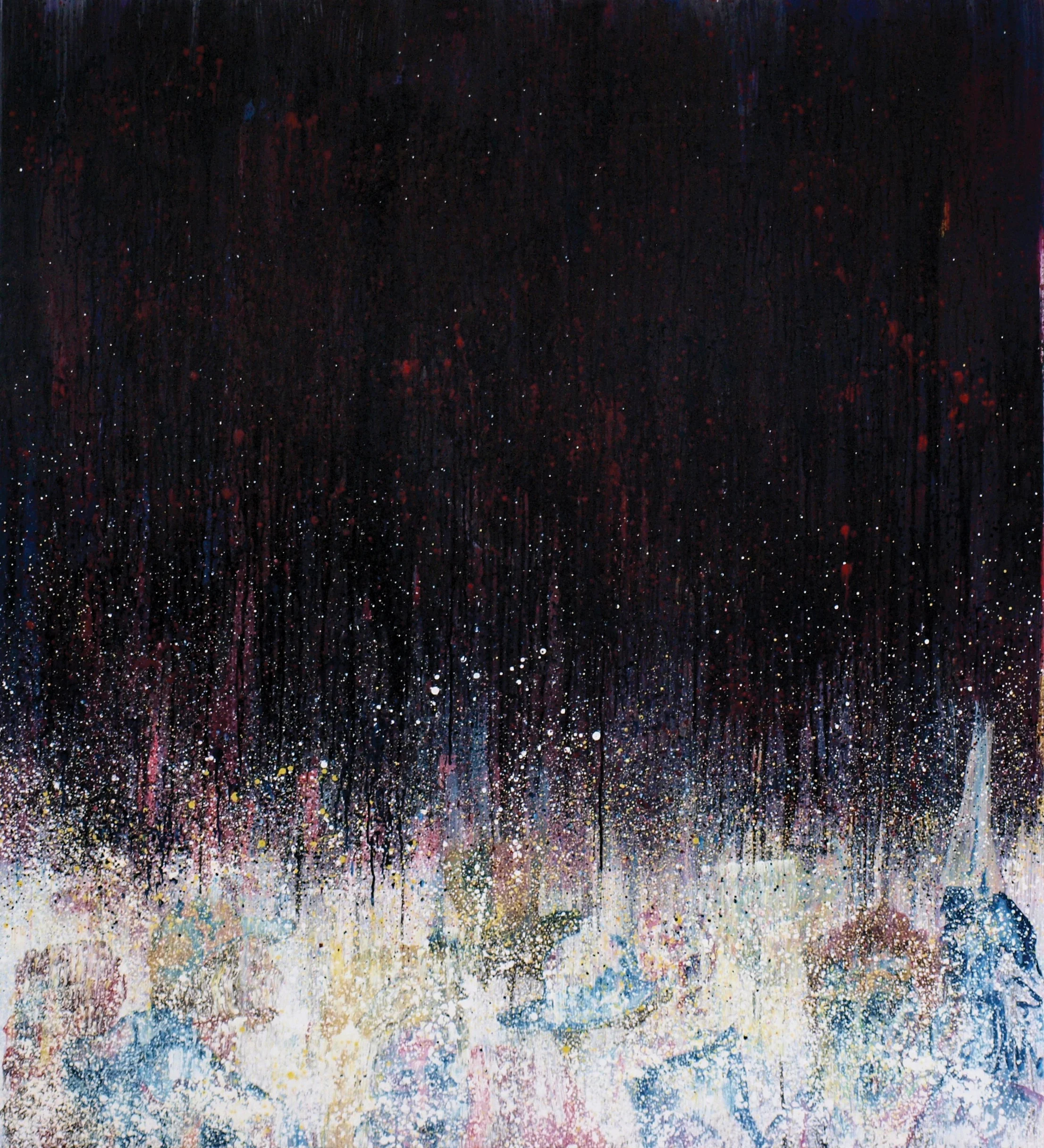 "Addicted like a butterfly" oil on linen 165x150 cm 2012 private collection Amsterdam, NLD