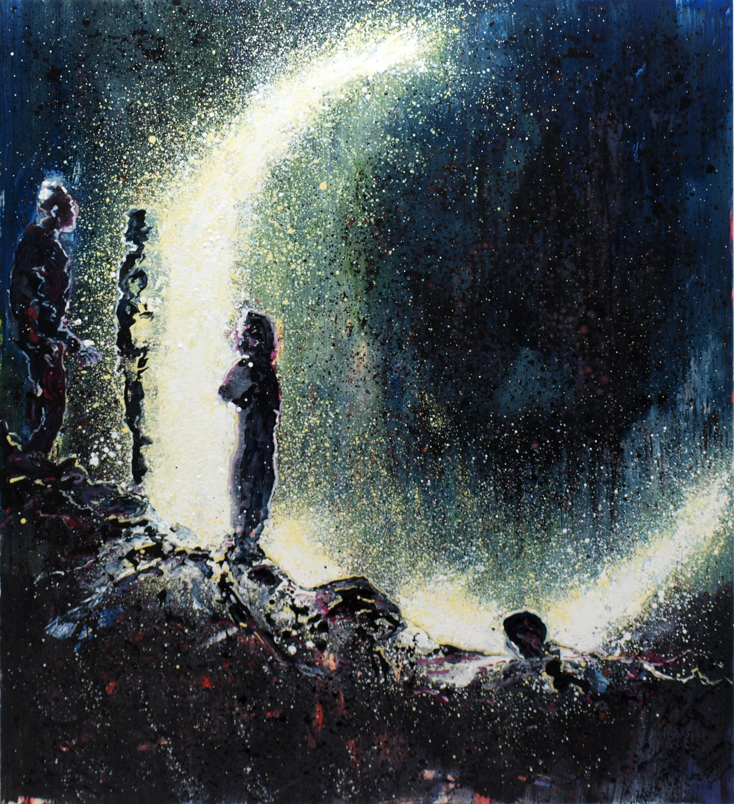 "The man comes around" oil on linen 165x150 cm 2012 Private collection Amsterdam, NLD