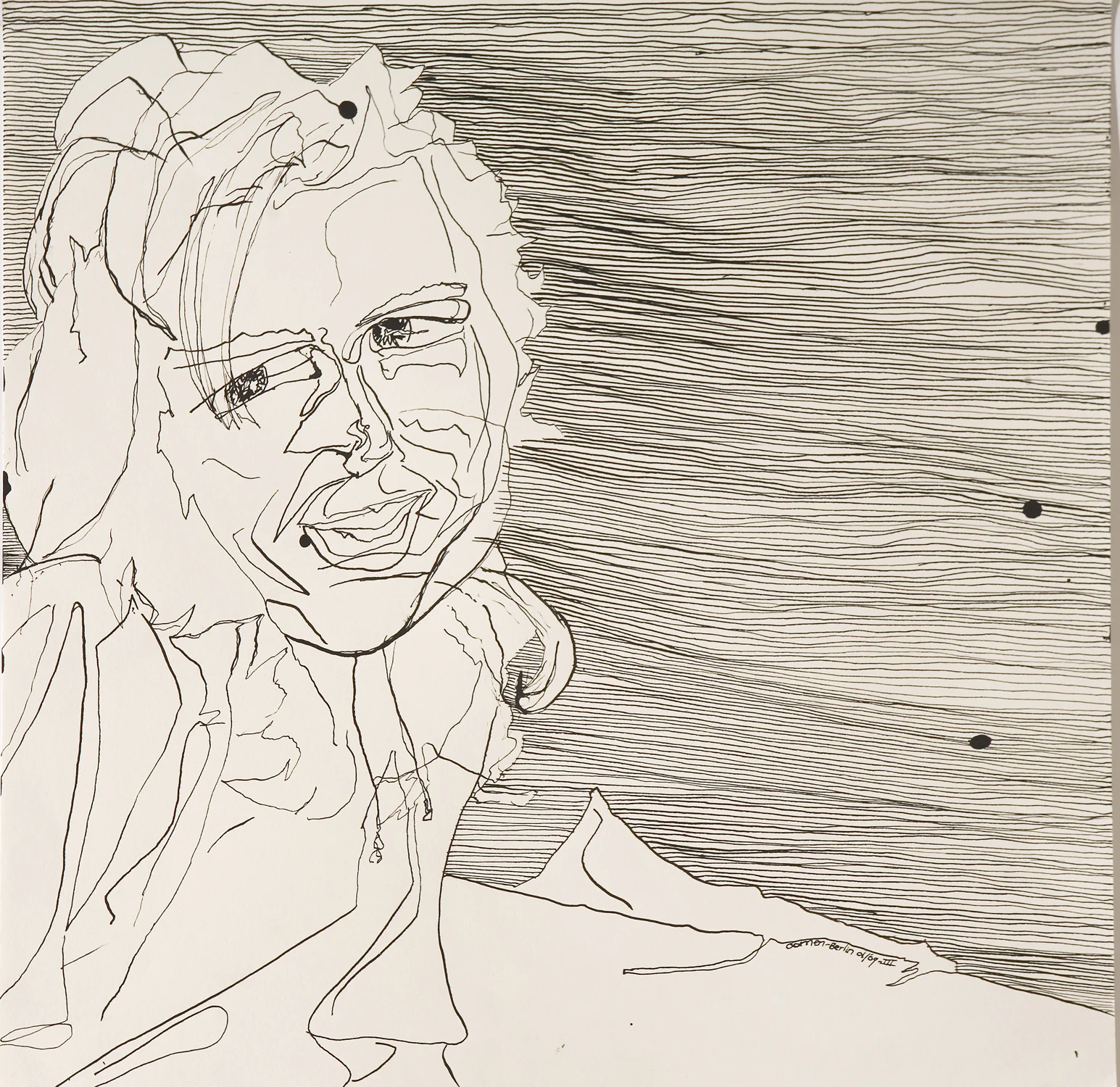 "# II" Indian ink on paper 42x42 cm 2009 private collection Amsterdam NLD