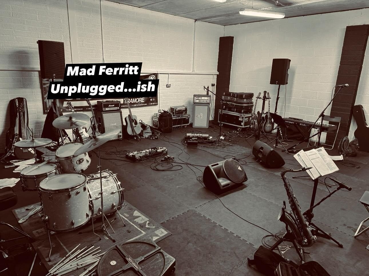 A great rehearsal last night, Saturday&rsquo;s show at @theatreroyalwaterford is shaping up to be a good one. Show starts 8pm. Still a minimum amount of tickets left. Looking forward to seeing you all there 🎸🍺🎺🎻😎 #AreYaMadFerritt #Oasis #OasisTr