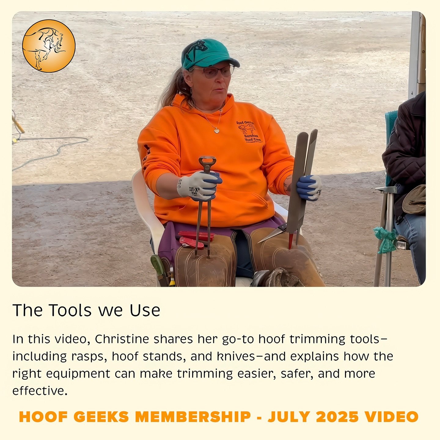 💡 New Membership Video Drop: &ldquo;The Tools We Use&rdquo; 🔧
Video #16 is now live inside the Hoof Geeks Membership&mdash;and this month we&rsquo;re diving into tools! 🐴

Whether you&rsquo;re just starting out or already trimming, the tools you c