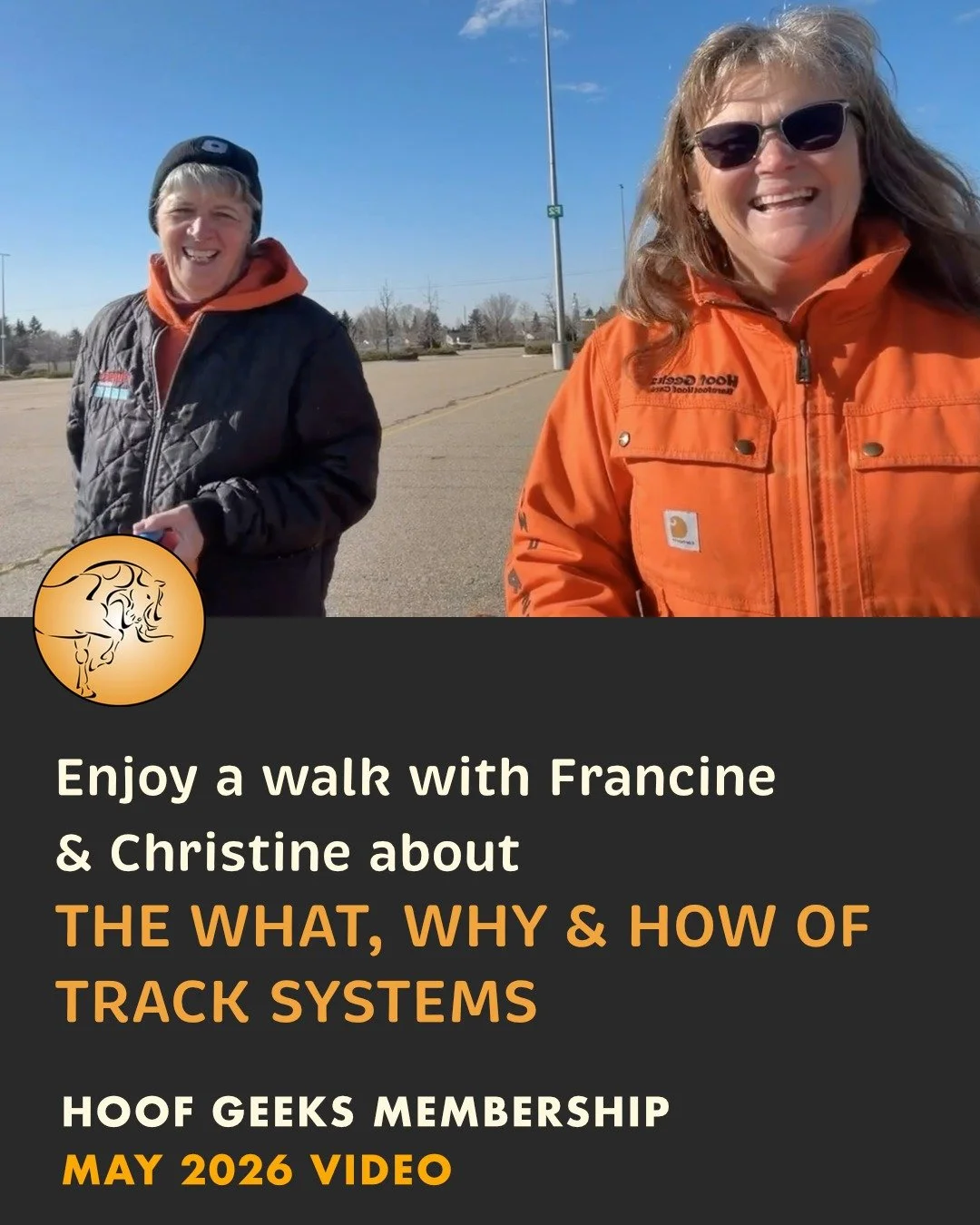 🐴 NEW MAY MEMBERSHIP VIDEO NOW AVAILABLE 🌿

Join us for a relaxed but information-packed walk-and-talk about TRACK SYSTEMS for horses!

In this month&rsquo;s Hoof Geeks membership video, we explore:

🐾 What a track system actually is
🐾 Why moveme