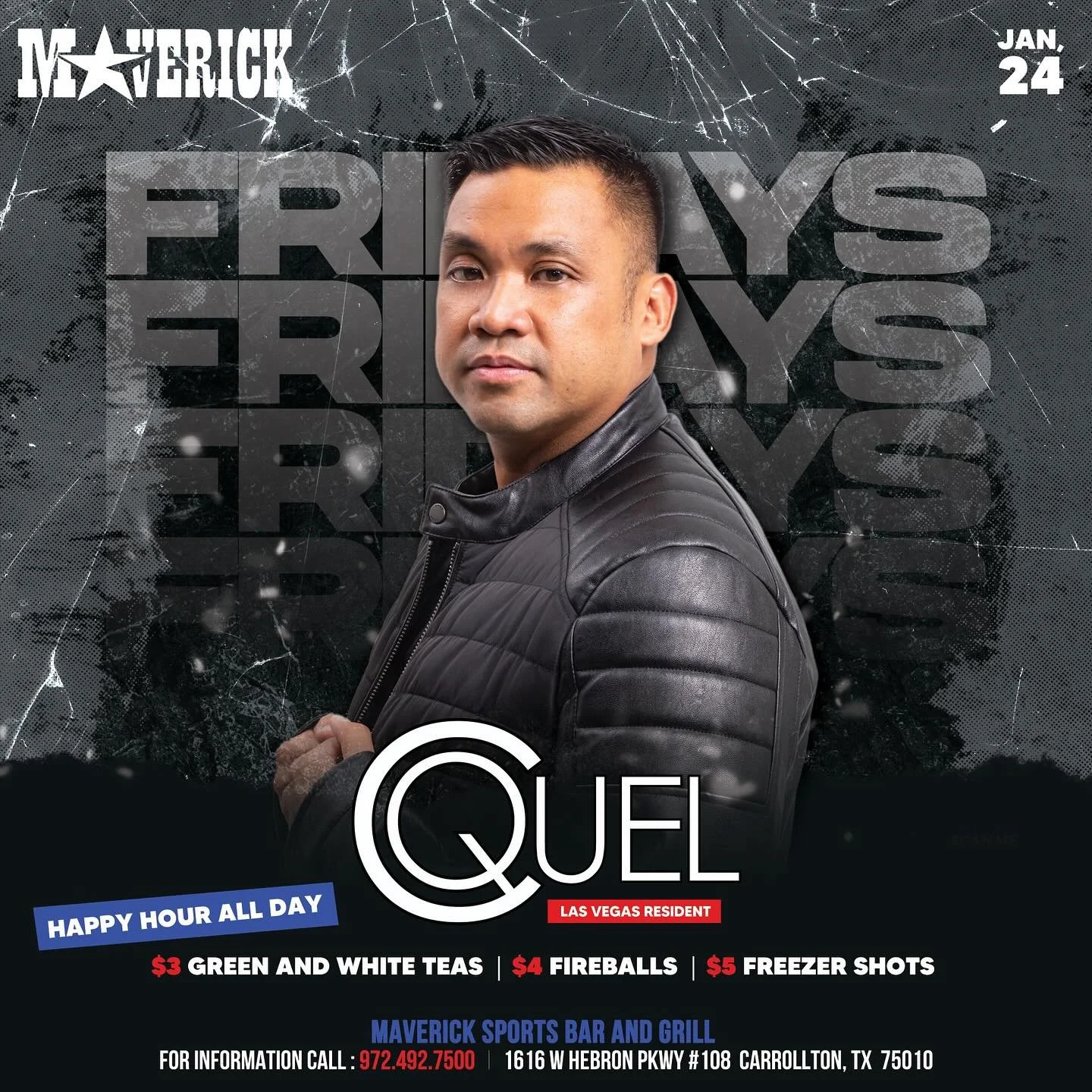 Fresh off a Vegas flight and right back to work.  Catch me running the soundtrack @the.mavericksportsbar 9PM-1AM.  Drink specials all night, come by for some cocktails and great vibes