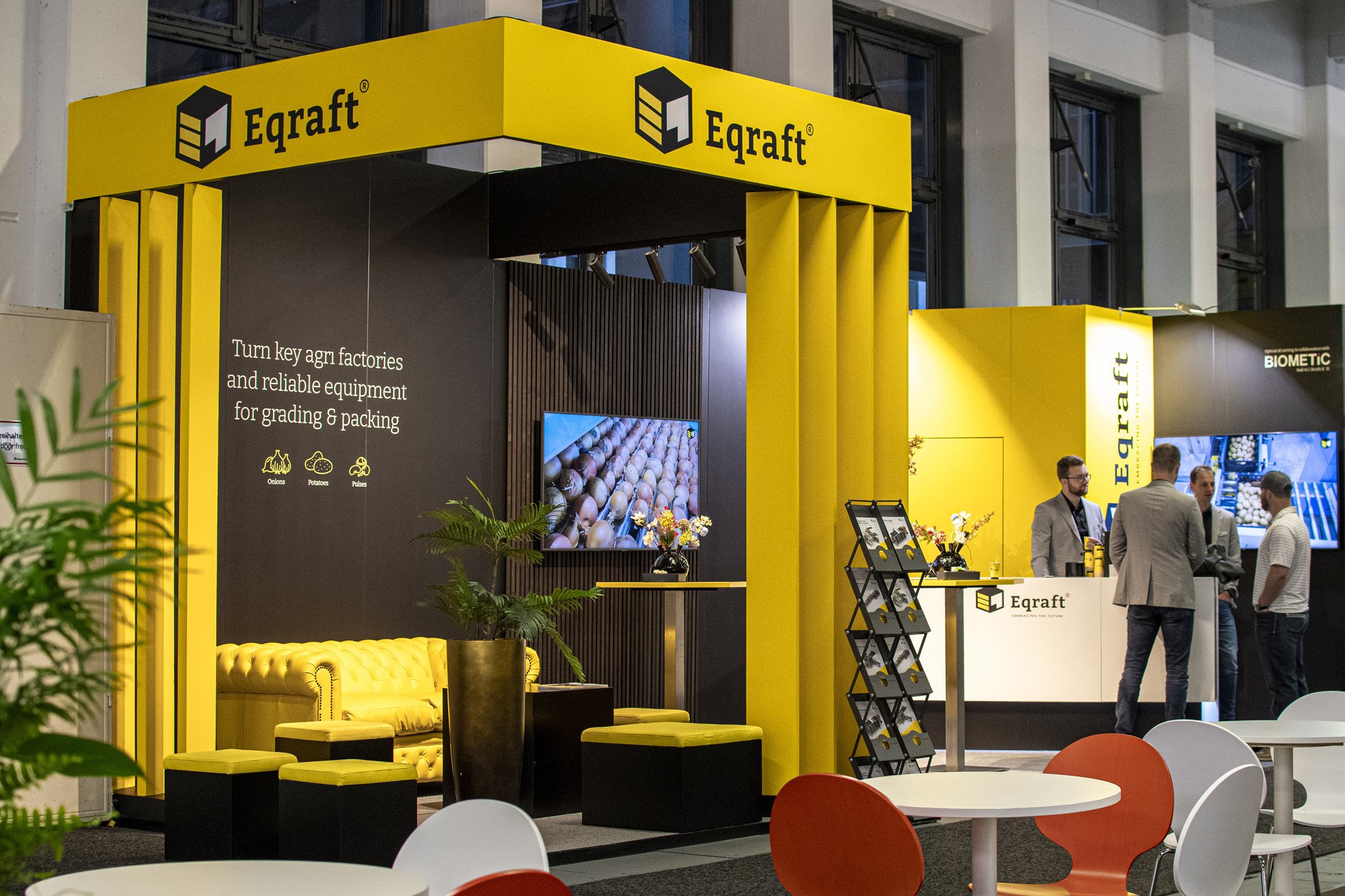 Eqraft stand op de Fruit Logistica beurs