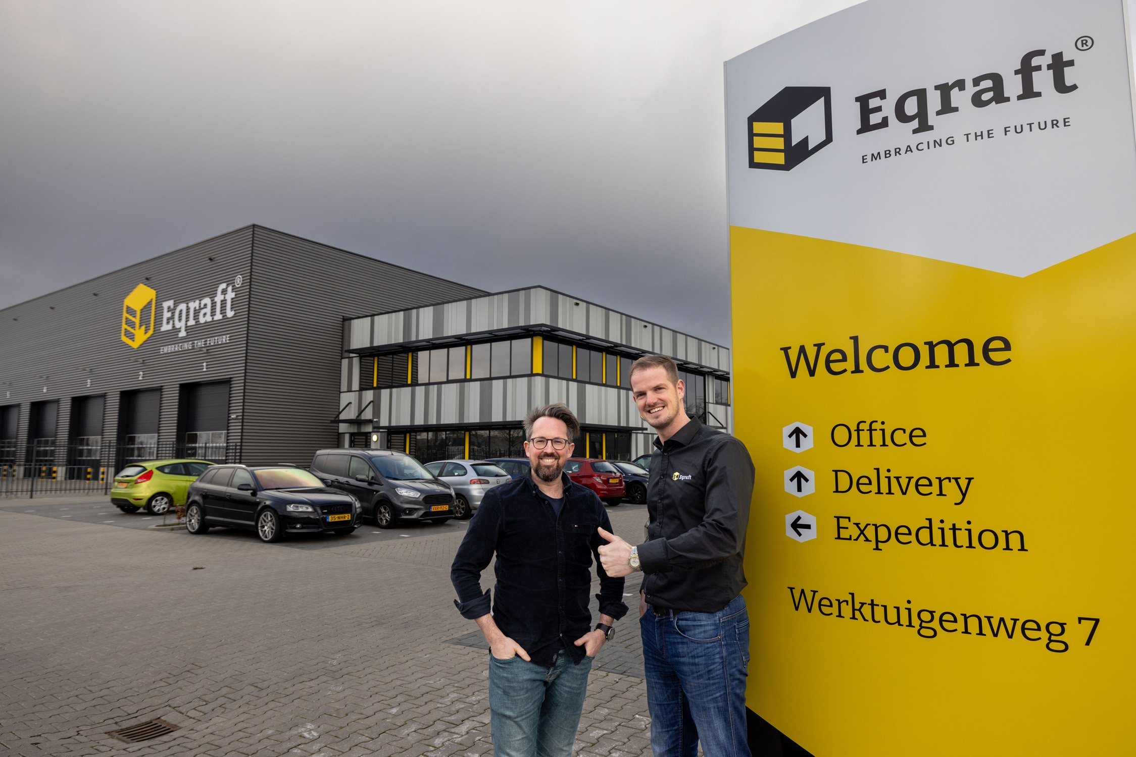 ZICHZACH eigenaar Nico Nieuwenhuize met Eqraft directeur Rutger Keurhorst