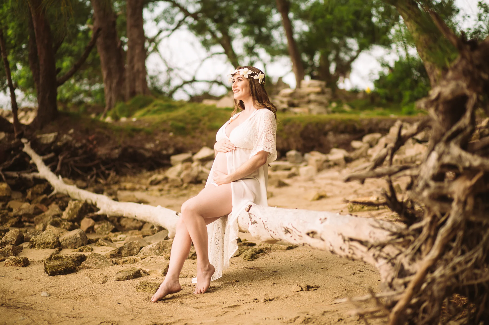 Lauren [Maternity Session] - Virginia Key Beach, FL.