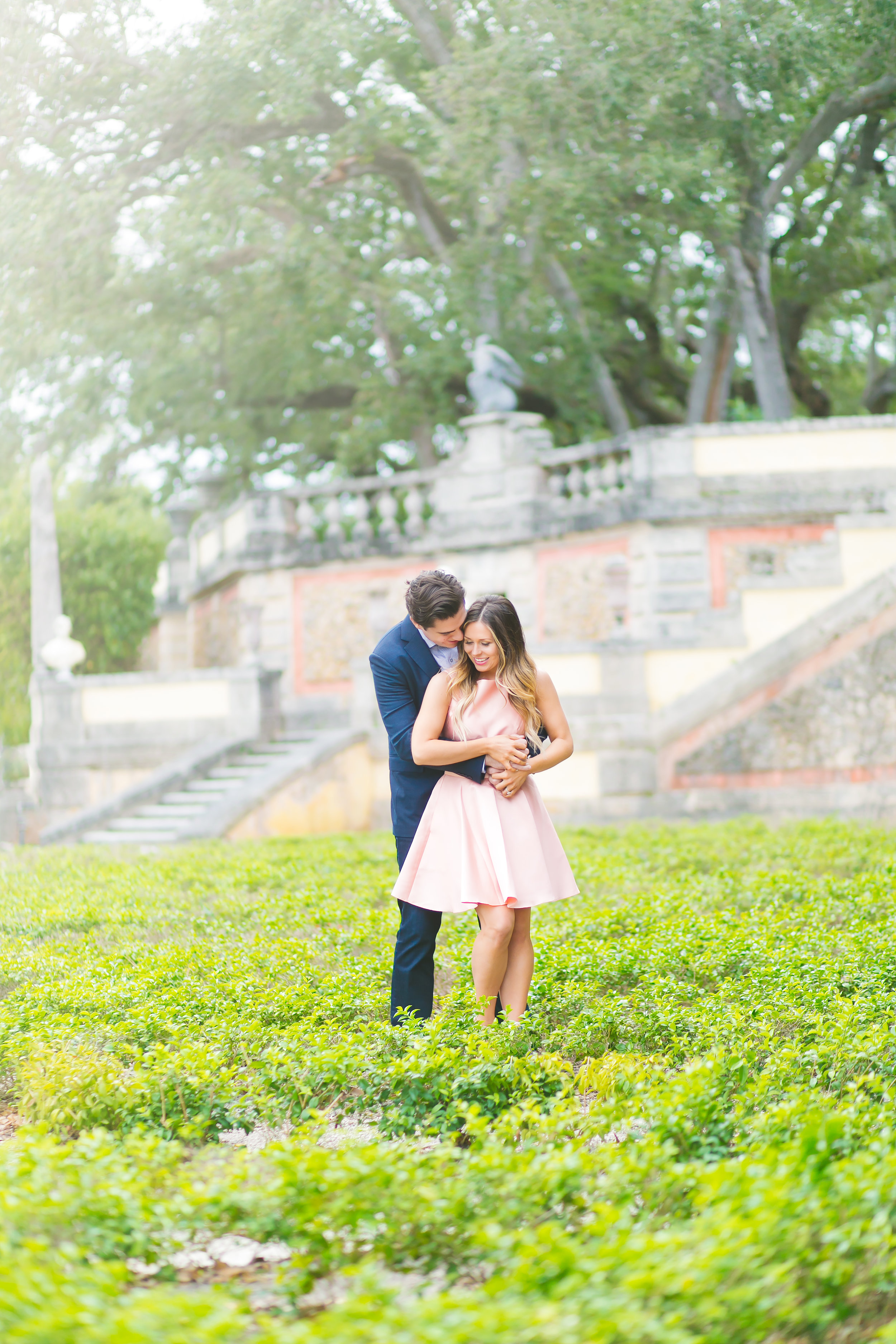 Vizcaya Museum Engagement Session | Dipp Photography