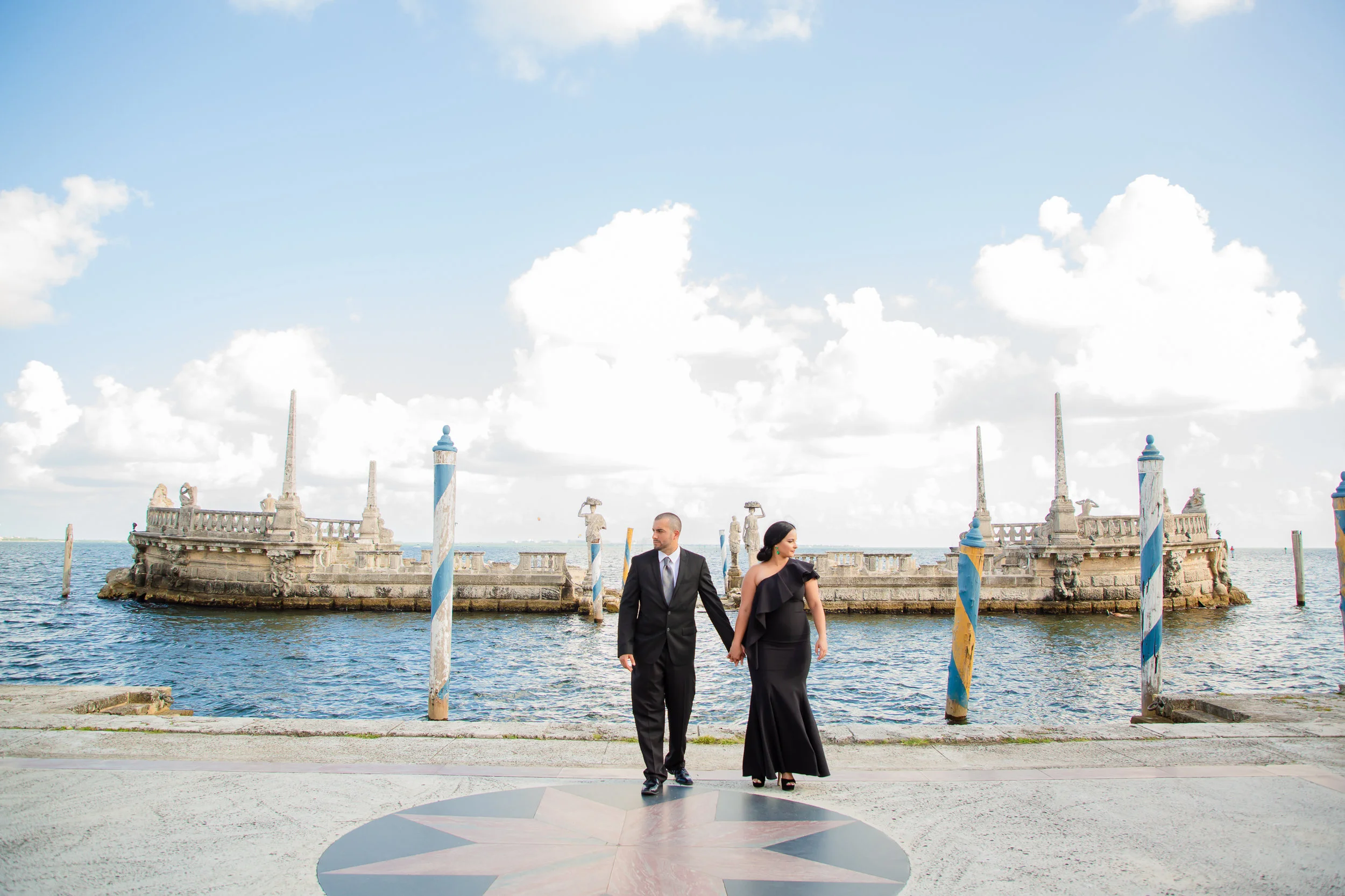 Vizcaya Museum Engagement Photo Shoot | Alejandra &amp; Milan