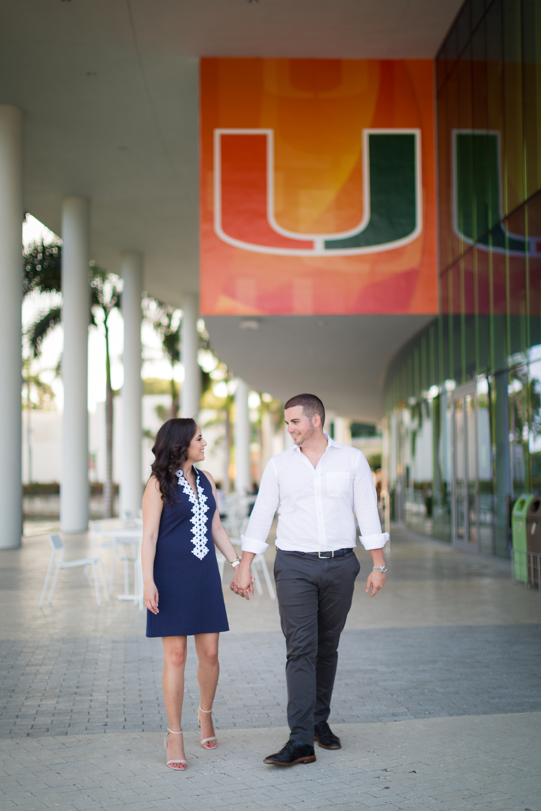 University of Miami Engagement Photo Shoot - Dipp Photography