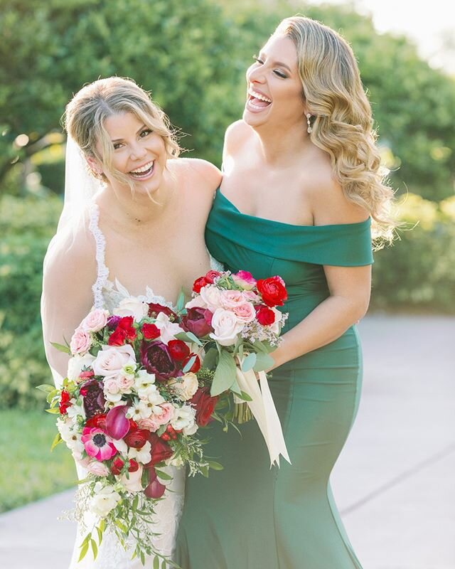 Your maid of honor will be the one giving the speech on your wedding day, fastening the train of your gown, holding your bouquet during vows, and the person by your side through all of the pre-wedding day events, planning and activities!⠀⠀⠀⠀⠀⠀⠀⠀⠀
⠀⠀⠀