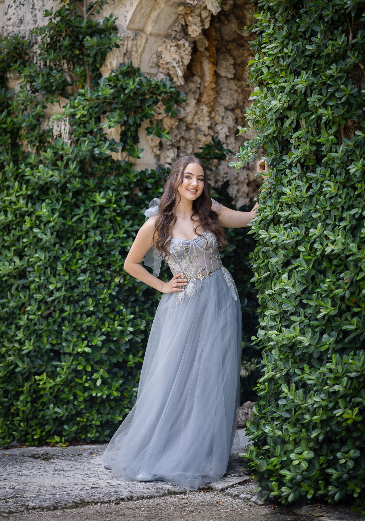 Miami Quinceanera Photography at Vizcaya | Dipp Photography