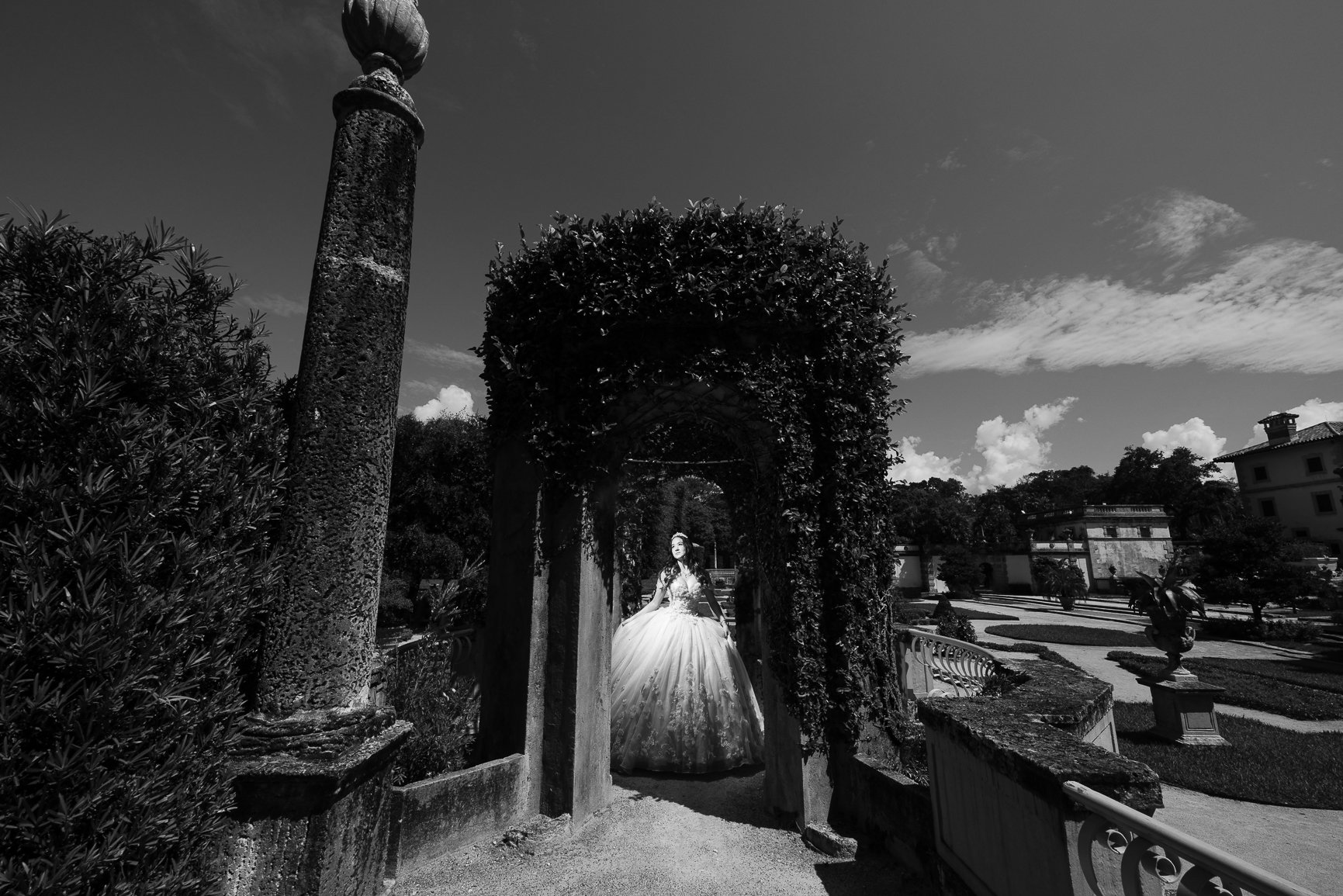 Miami Quinceanera Photography at Vizcaya | Dipp Photography