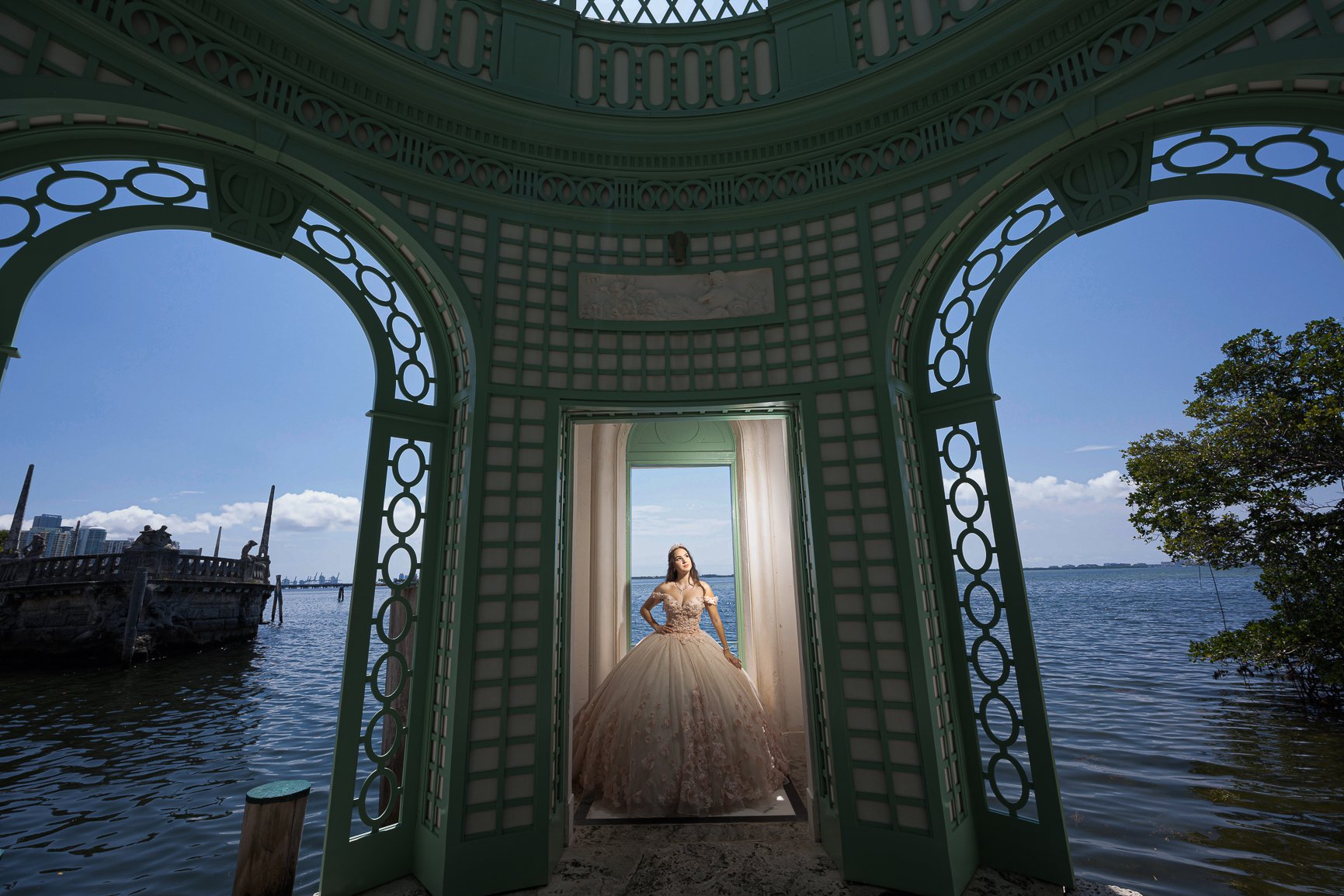 Miami Quinceanera Photography at Vizcaya | Dipp Photography