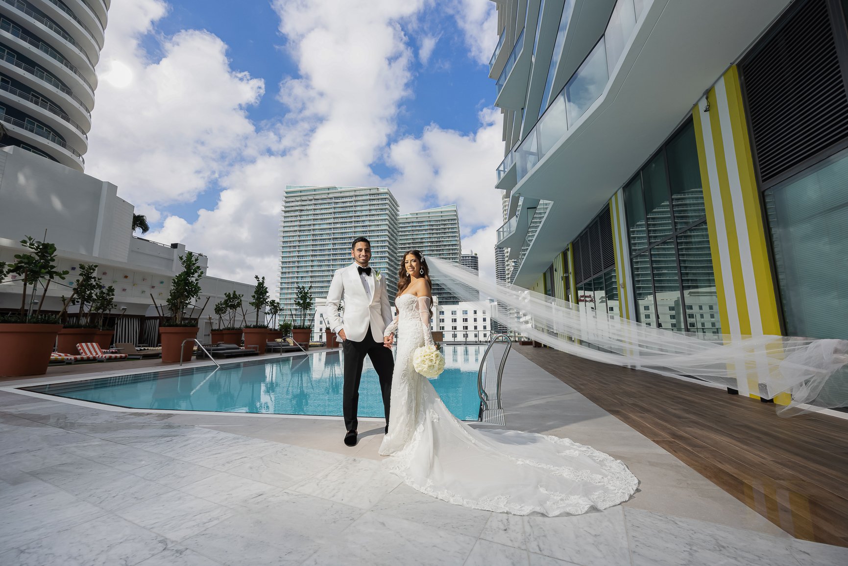 SLS Brickell Miami Wedding | Dipp Photography | Miami Wedding Photographer